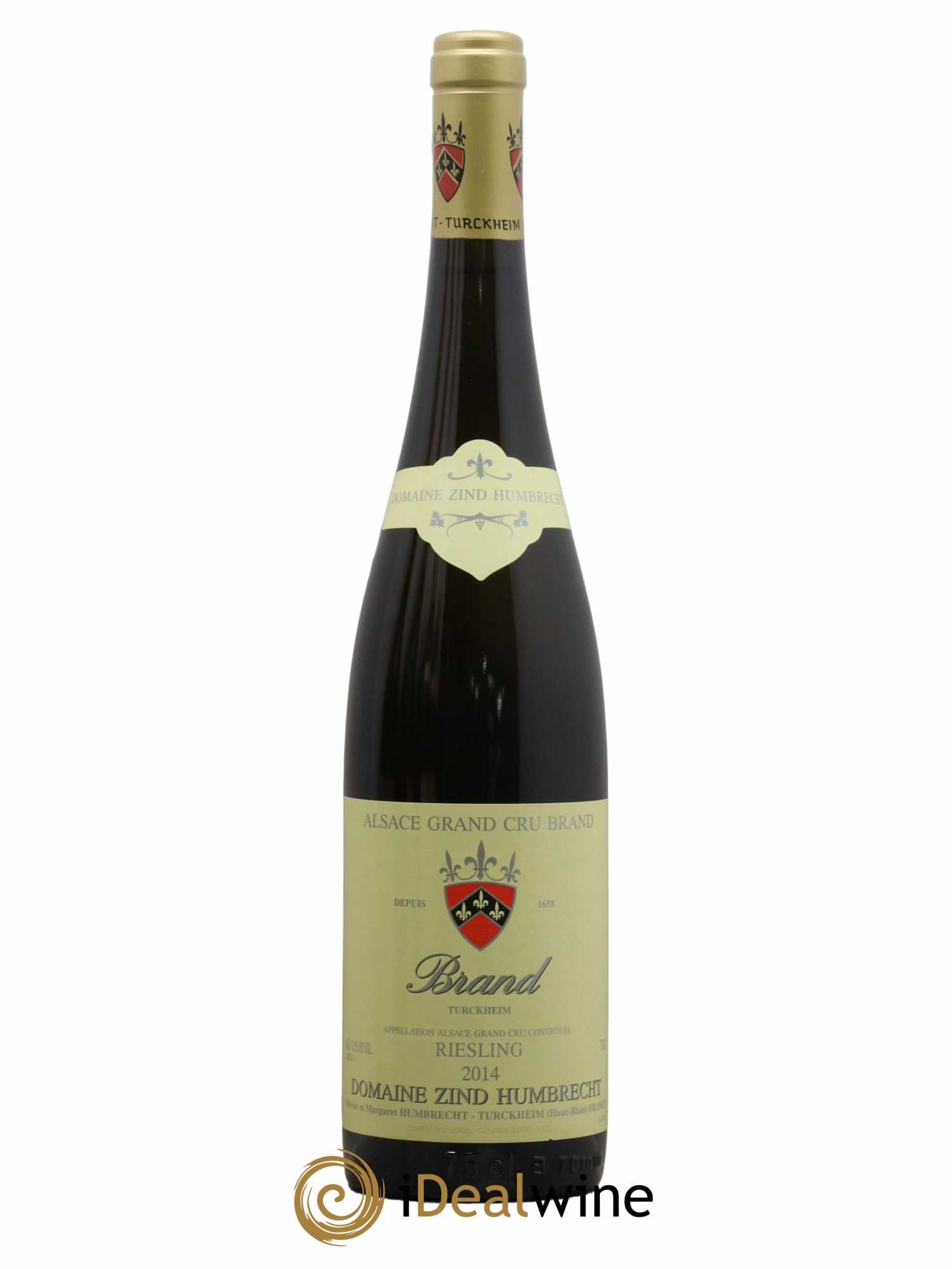 Alsace Riesling Grand Cru Brand Zind-Humbrecht (Domaine) 2014 - Lot de 1 bouteille - 0