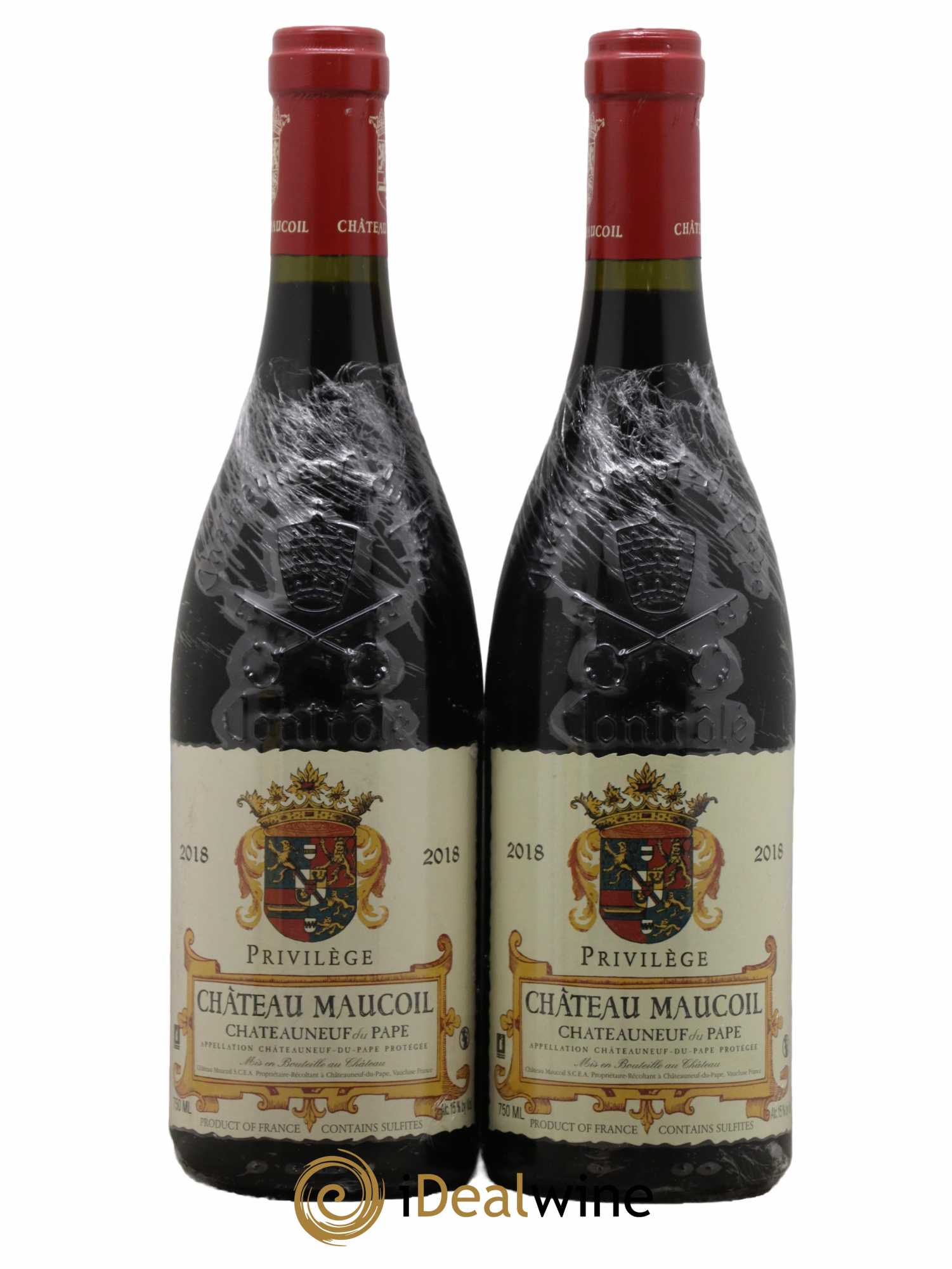 Châteauneuf-du-Pape Privilège Château Maucoil 2018 - Lot de 2 bouteilles - 0