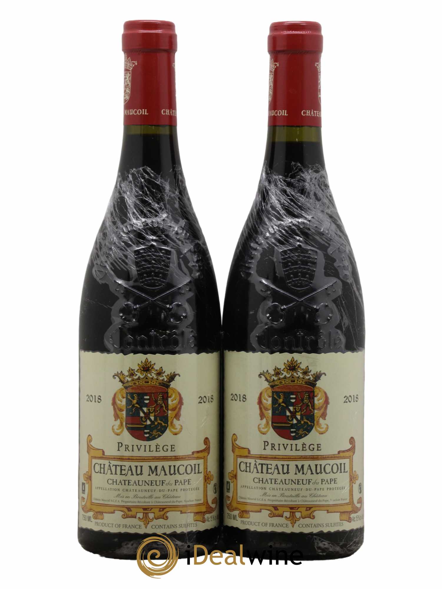 Châteauneuf-du-Pape Privilège Château Maucoil 2018 - Lot de 2 bouteilles - 0