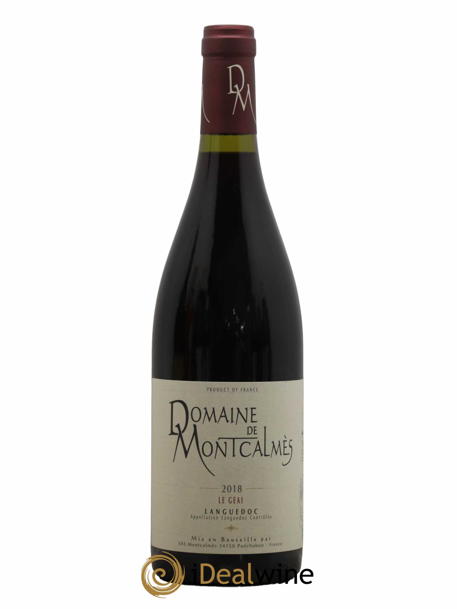 Coteaux du Languedoc - Le Geai Domaine de Montcalmès Frédéric Pourtalié 2018 - Lot de 1 bouteille - 0