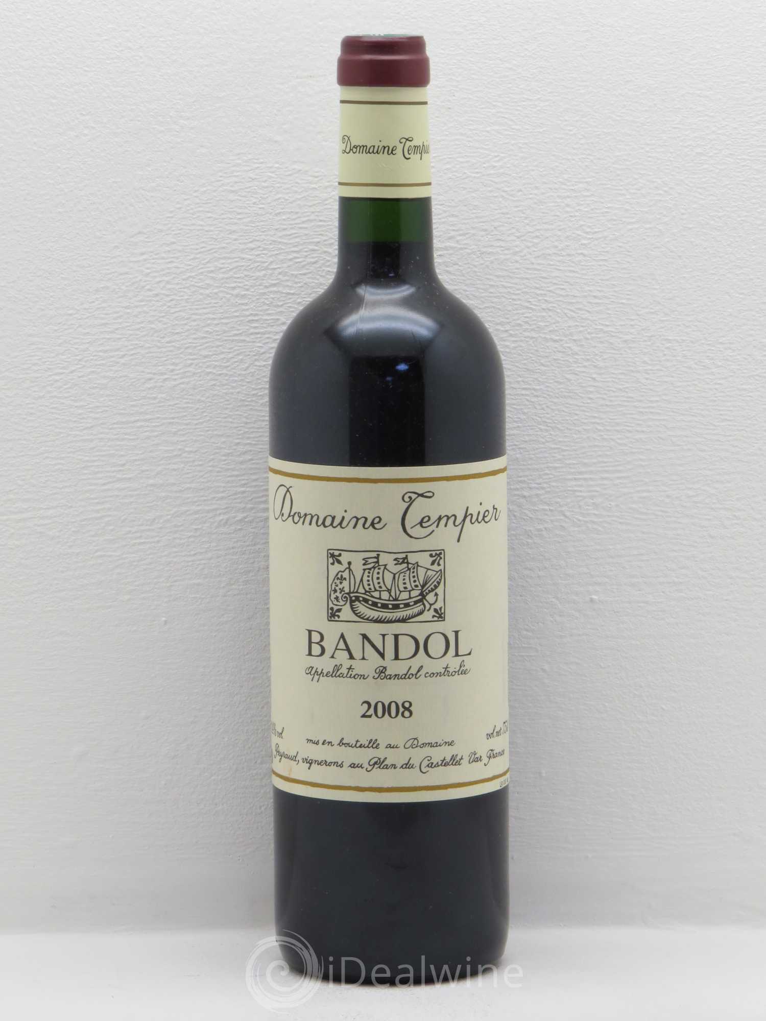 Bandol Domaine Tempier Famille Peyraud 2008 - Lot de 1 bouteille - 0