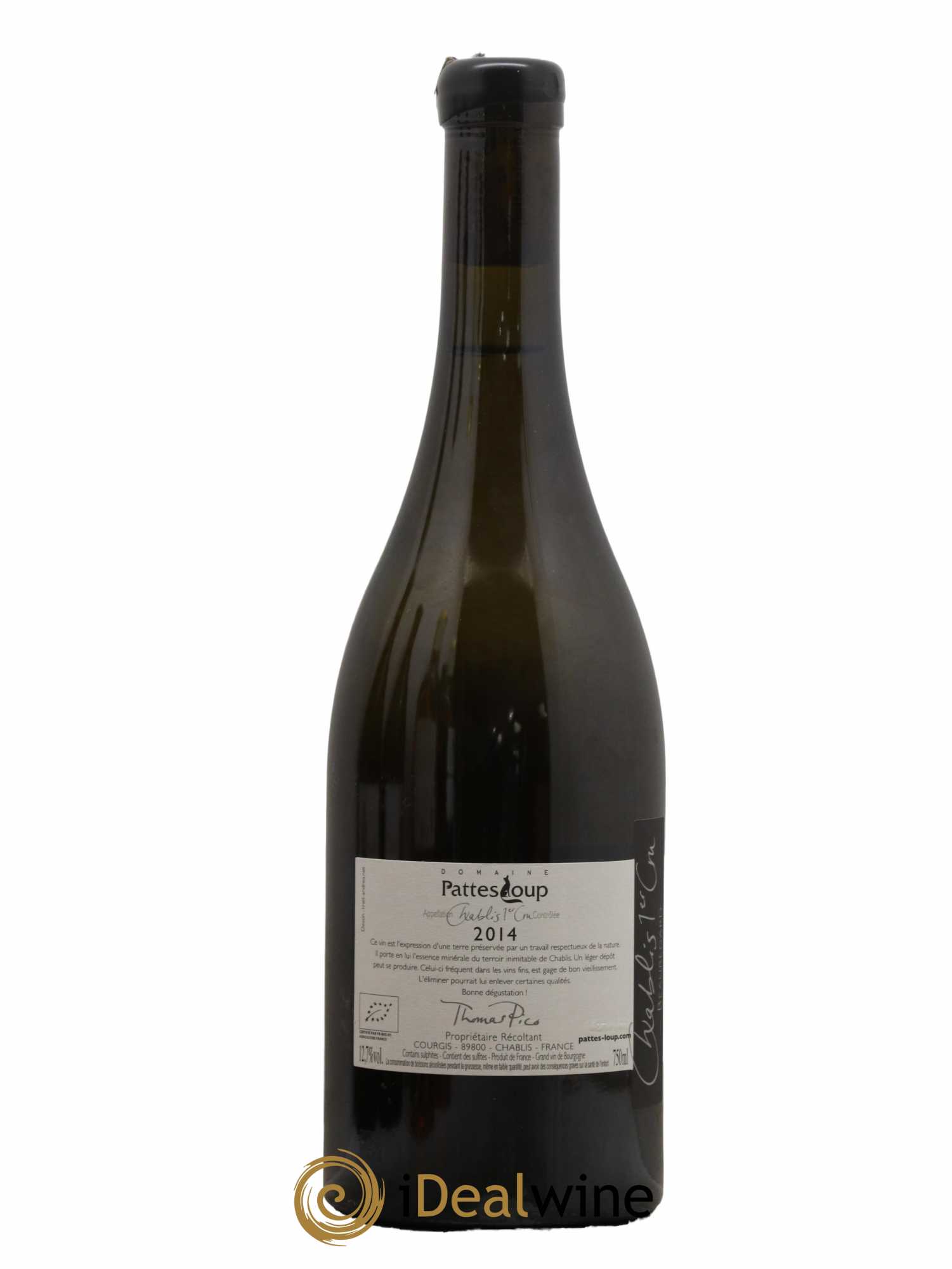 Chablis 1er Cru Beauregard Pattes Loup (Domaine) 2014 - Lot de 1 bouteille - 1