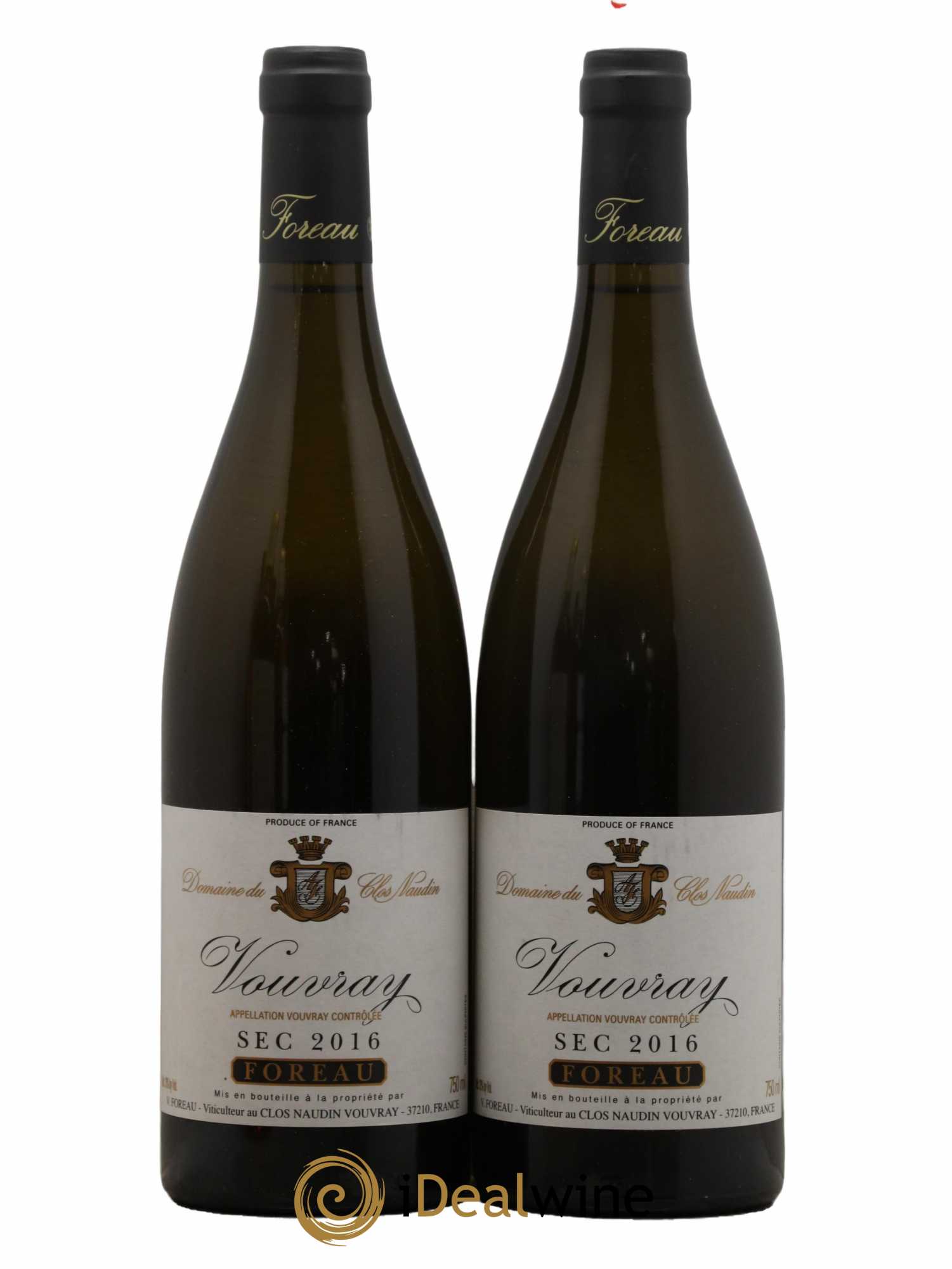 Vouvray Sec Clos Naudin - Philippe Foreau 2016 - Lot de 2 bouteilles - 0