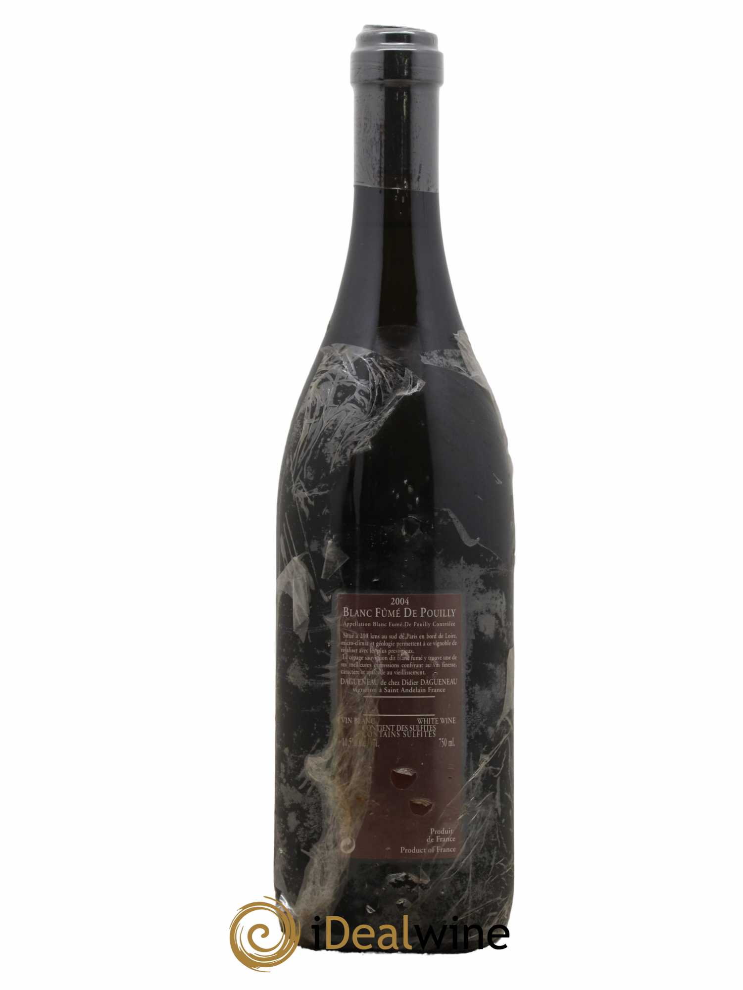 Vin de France (anciennement Pouilly-Fumé) Pur Sang Dagueneau (Domaine Didier - Louis-Benjamin) 2004 - Lot de 1 bouteille - 1