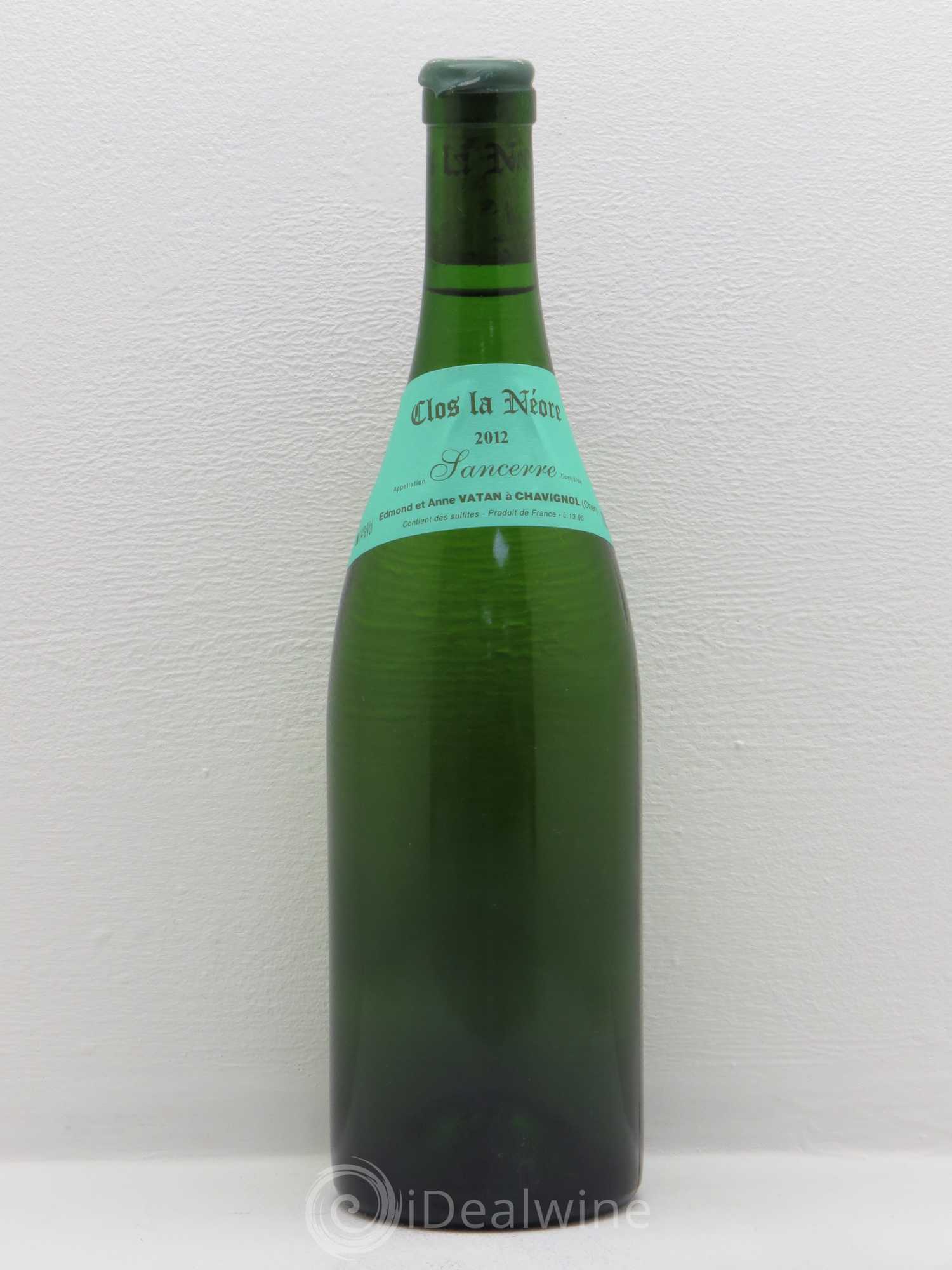 Sancerre Clos la Neore Edmond Vatan 2012 - Lot de 1 bouteille - 0