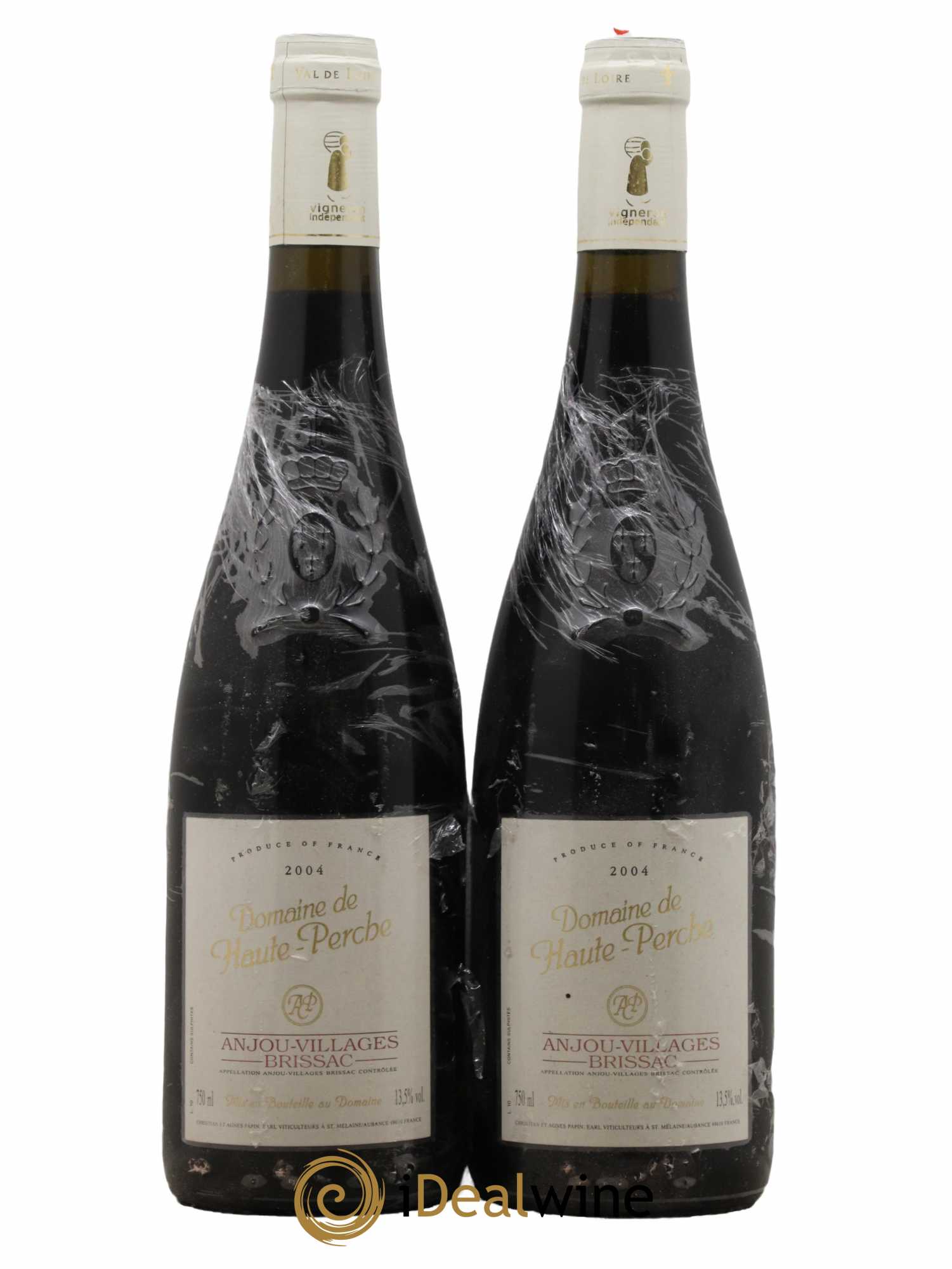 Anjou Brissac Domaine De Haute Perche 2004 - Lot de 2 bouteilles - 0