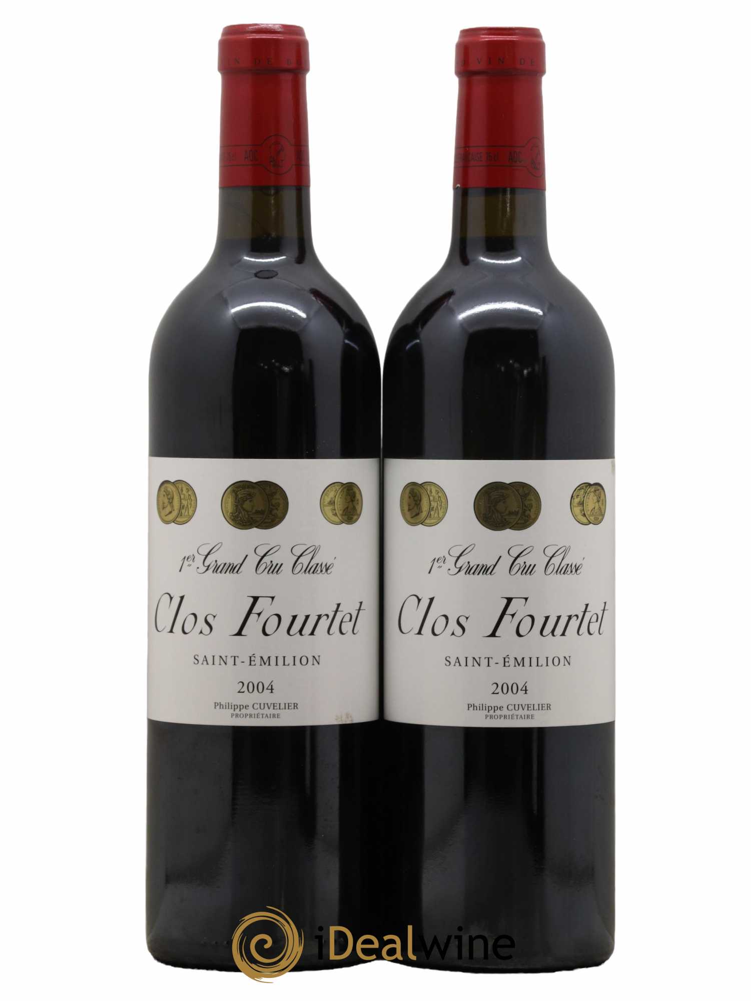 Clos Fourtet 1er Grand Cru Classé B 2004 - Lot de 2 bouteilles - 0