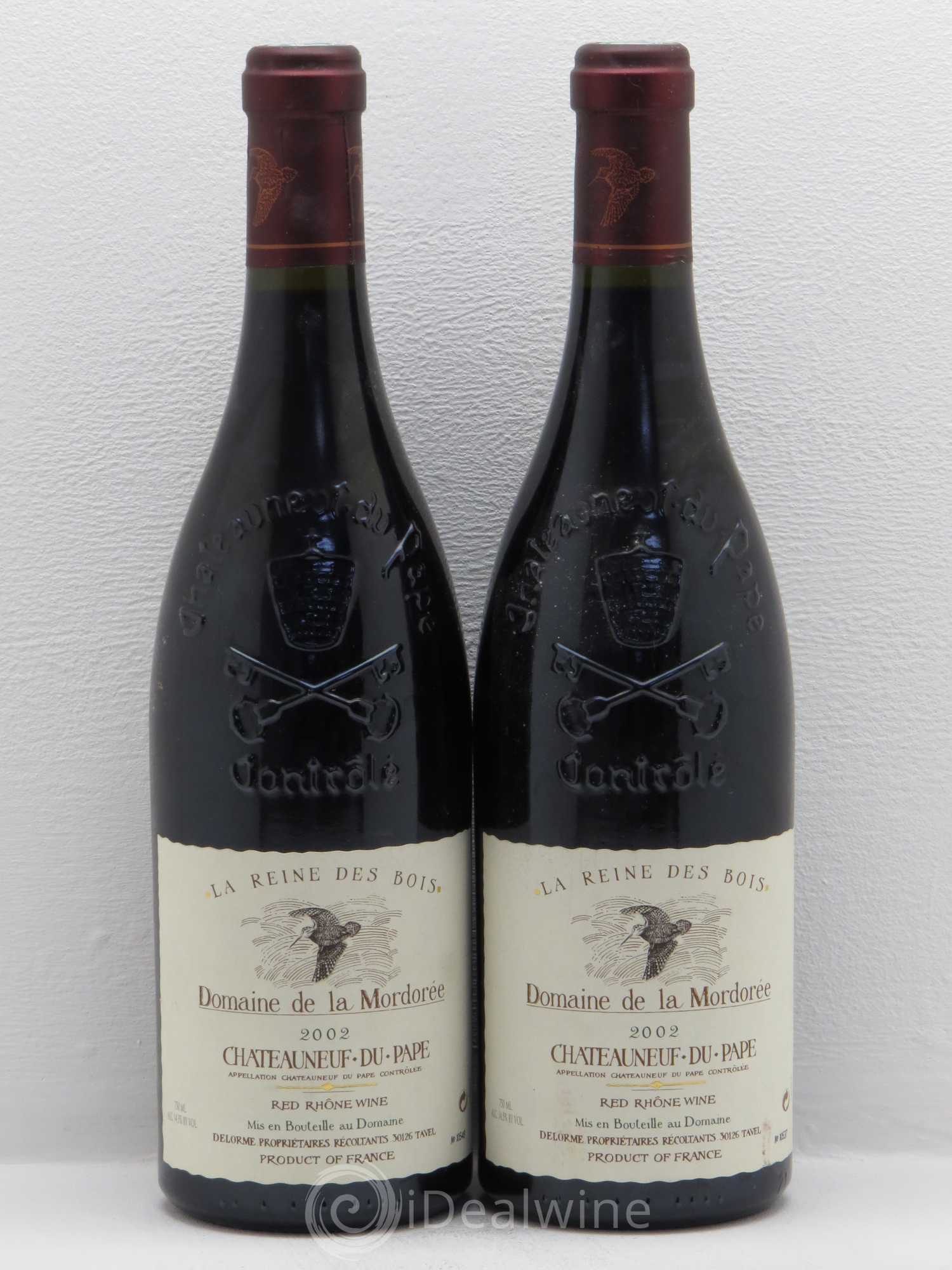 Châteauneuf-du-Pape Domaine de La Mordorée (Domaine de) 2002 - Lot de 2 bouteilles - 0