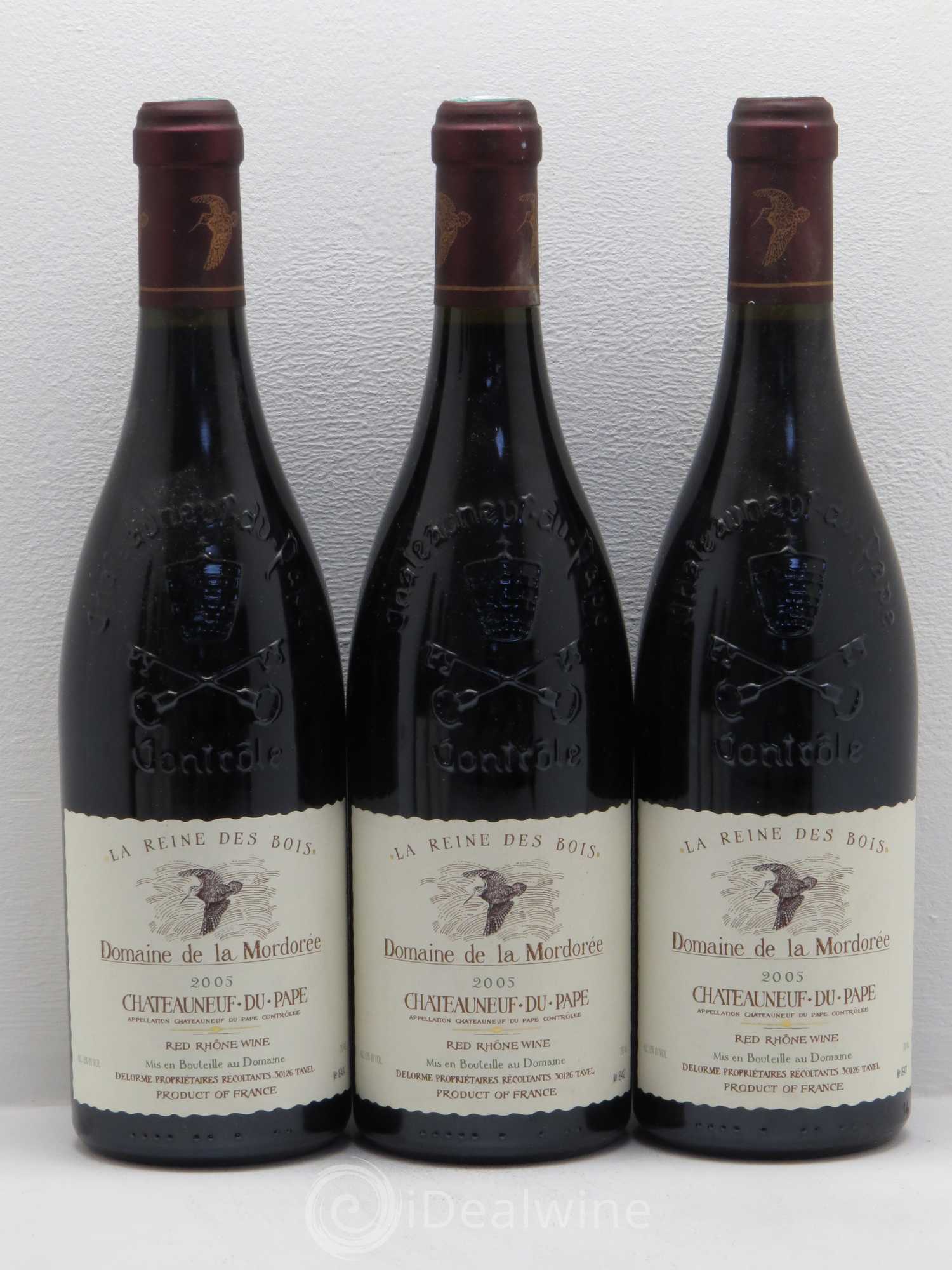 Châteauneuf-du-Pape  Cuvée de la Reine des Bois La Mordorée (Domaine de) 2005 - Lot de 6 bouteilles - 1