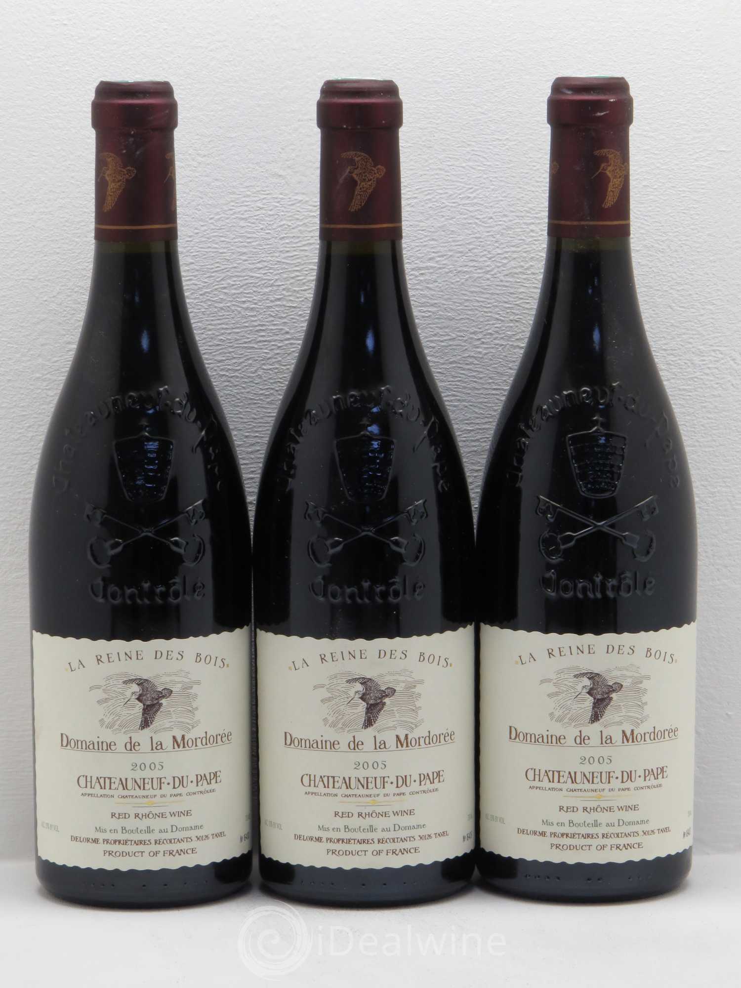 Châteauneuf-du-Pape  Cuvée de la Reine des Bois La Mordorée (Domaine de) 2005 - Lot de 6 bouteilles - 2