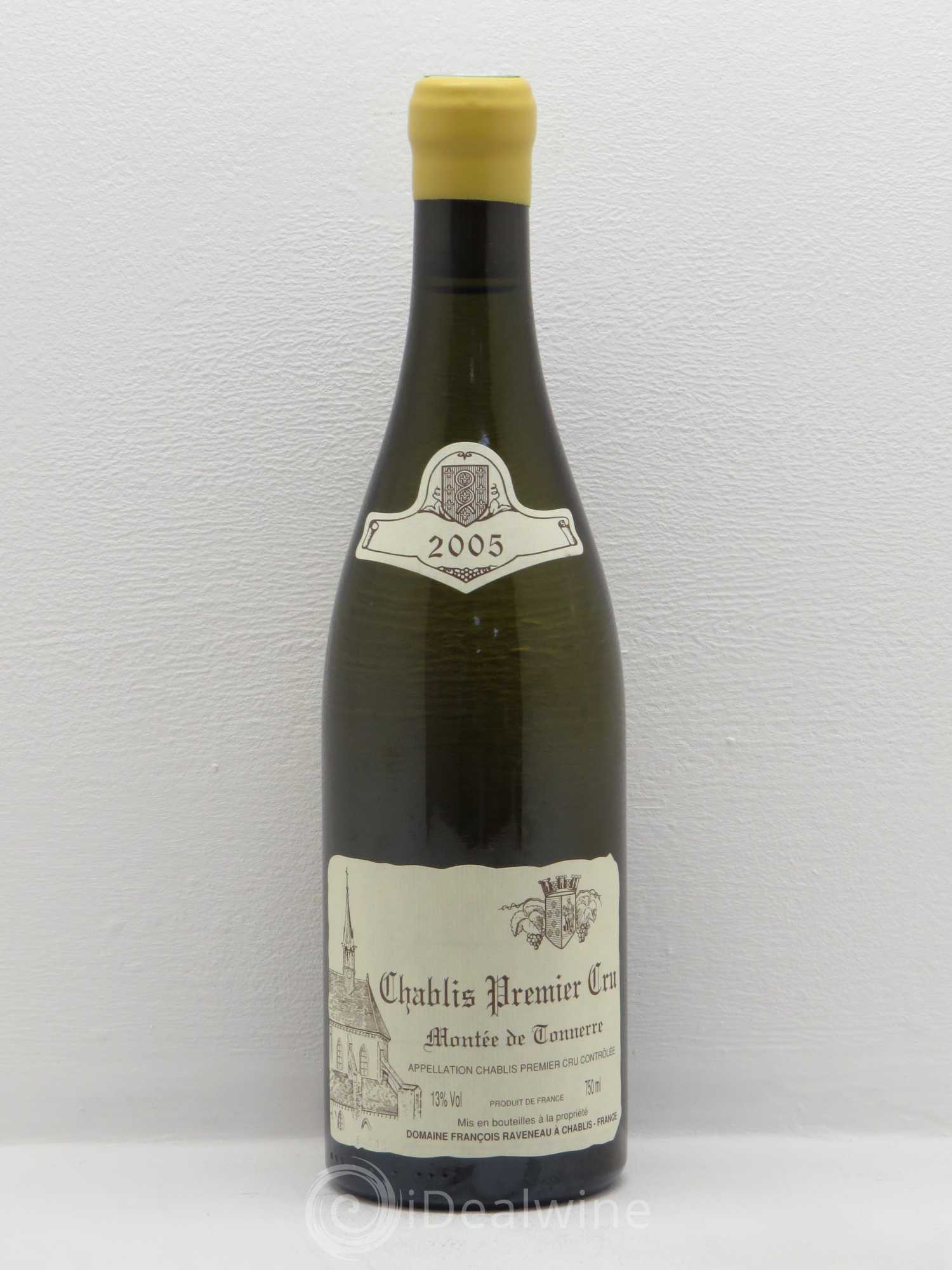 Chablis 1er Cru Montée de Tonnerre Raveneau (Domaine) 2005 - Posten von 1 Flasche - 0
