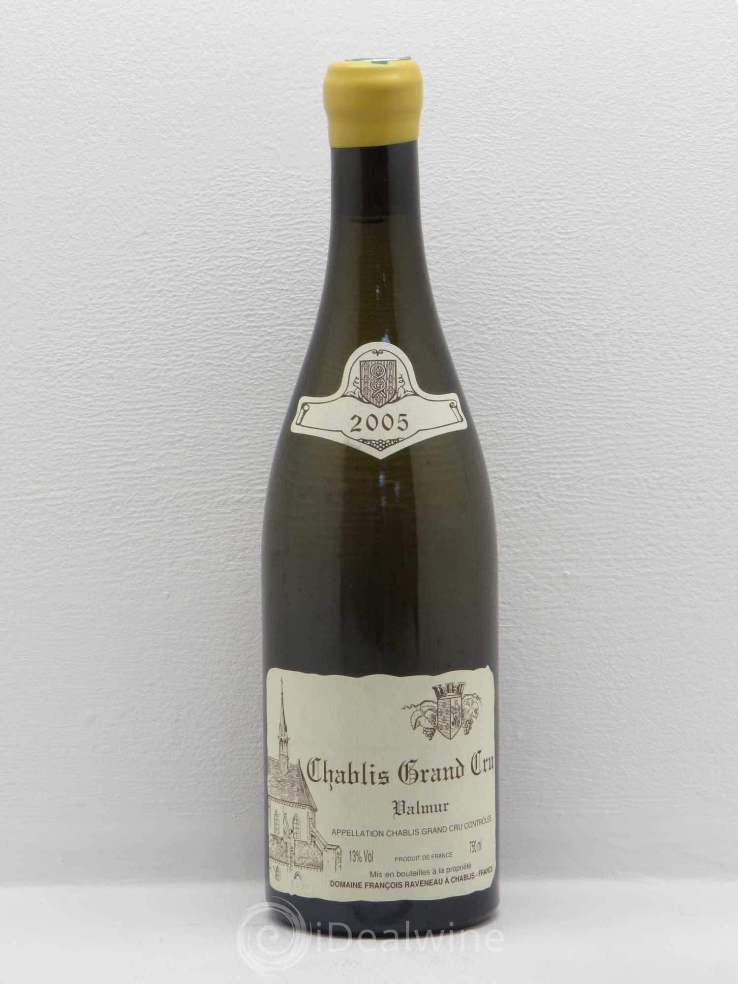 Chablis Grand Cru Valmur Raveneau (Domaine) 2005 - Lot de 1 bouteille - 0