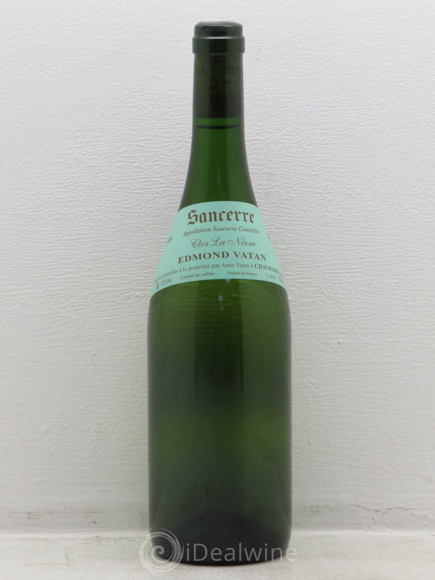 Sancerre Clos la Neore Edmond Vatan 2008 - Lot de 1 bouteille - 0