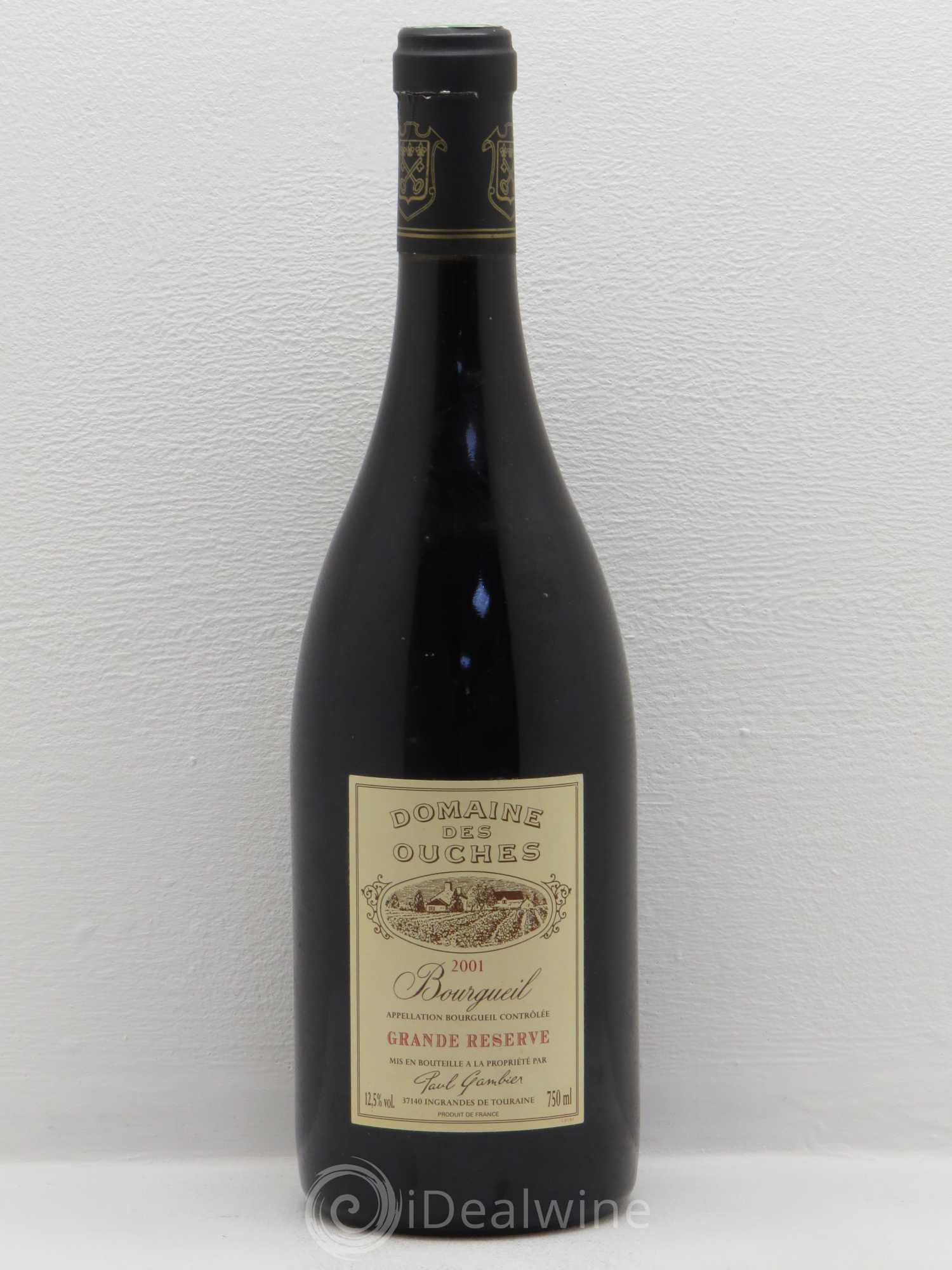 Bourgueil Domaine des Ouches Grande Réserve 2001 - Posten von 1 Flasche - 0