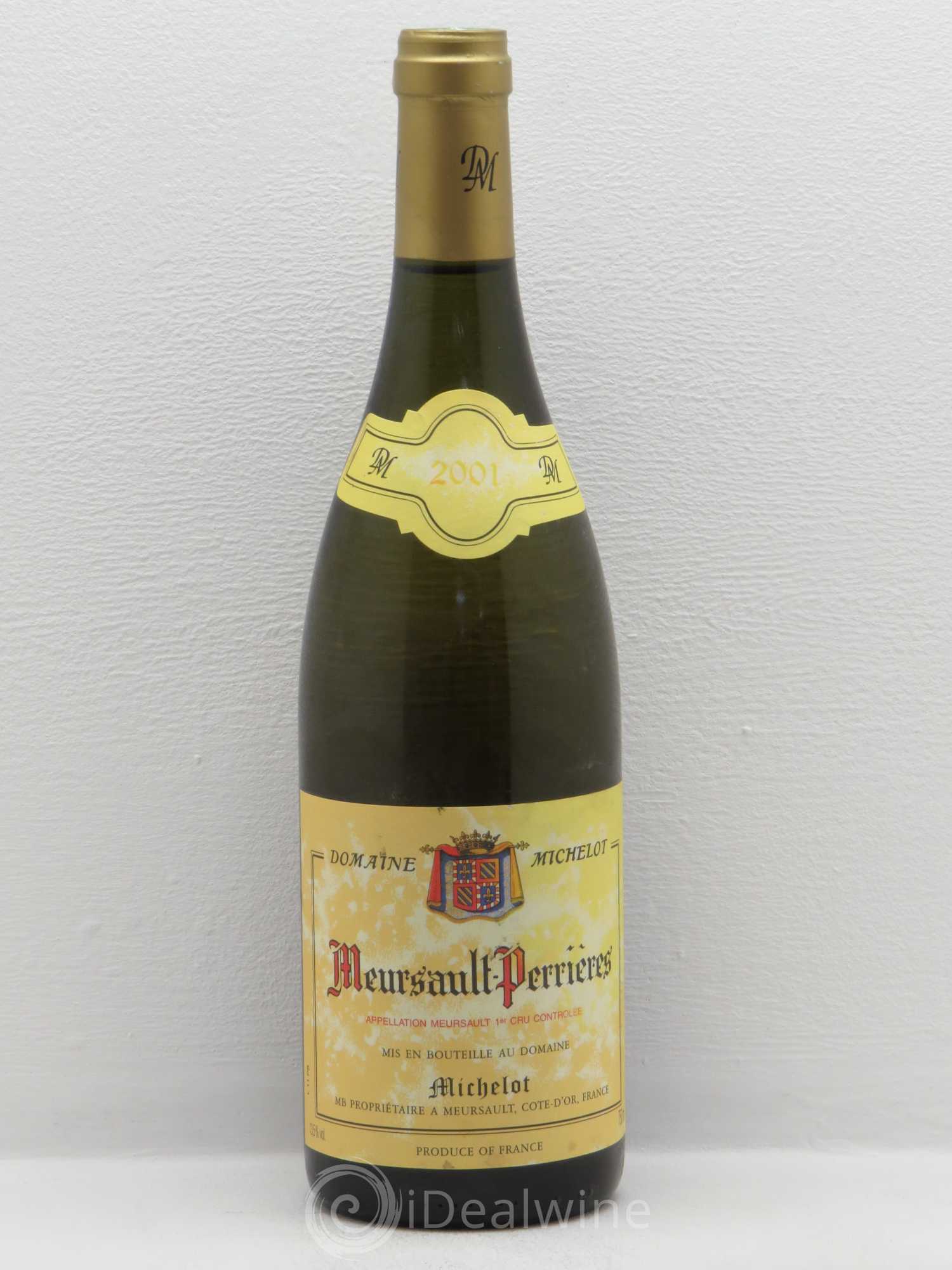 Meursault Perrières Michelot 2001 - Posten von 1 Flasche - 0