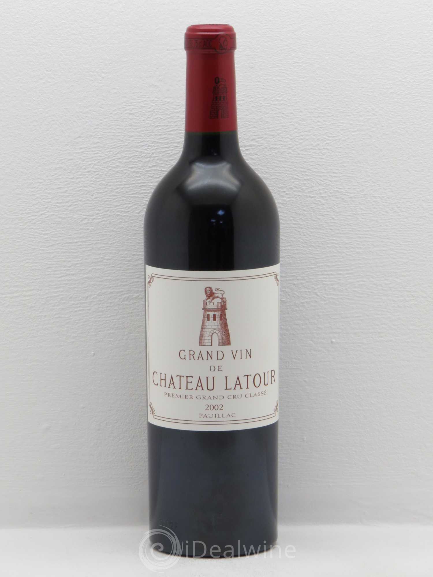 Château Latour 1er Grand Cru Classé 2002 - Lot de 1 bouteille - 0