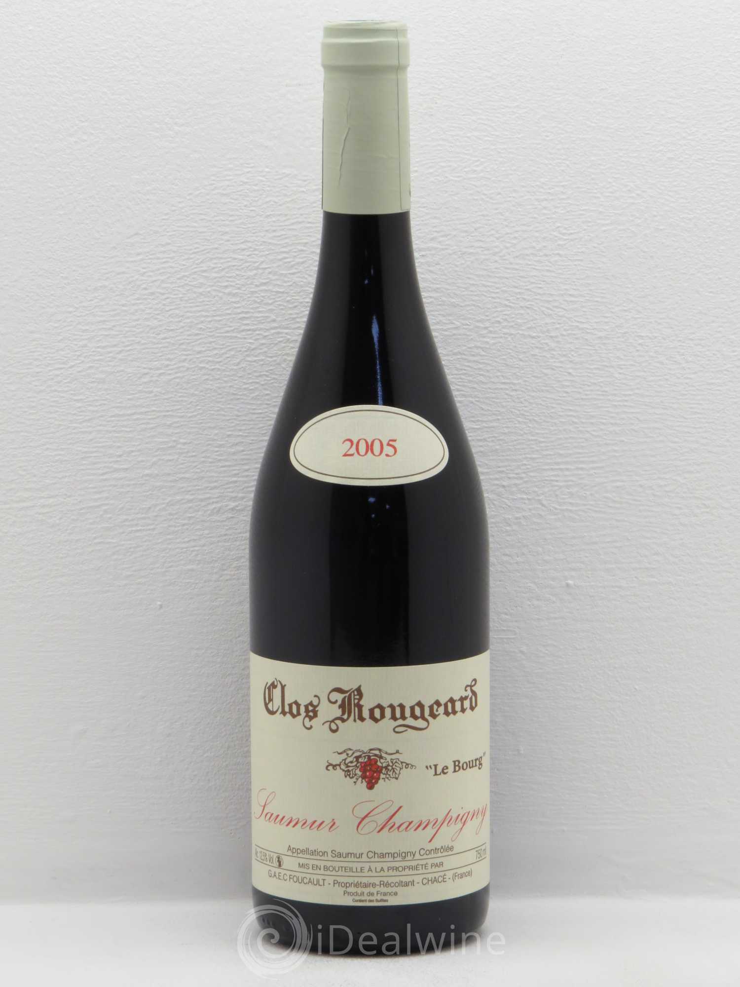 Saumur-Champigny Le Bourg Clos Rougeard 2005 - Lot de 1 bouteille - 0