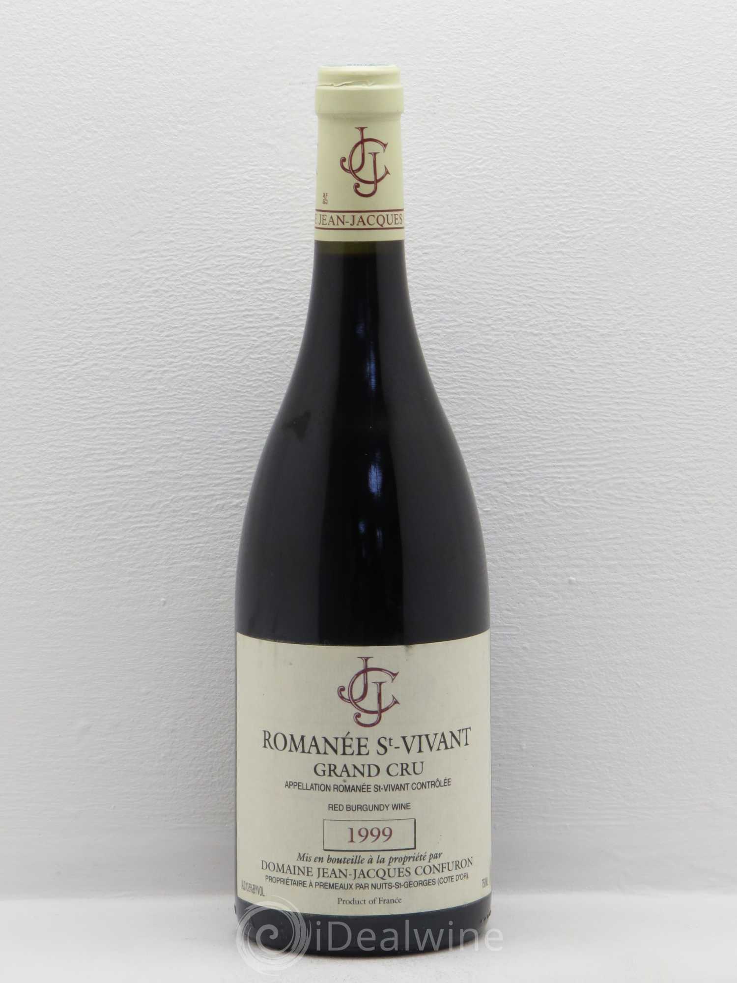 Romanée-Saint-Vivant Grand Cru Jean-Jacques Confuron 1999 - Lot de 1 bouteille - 0