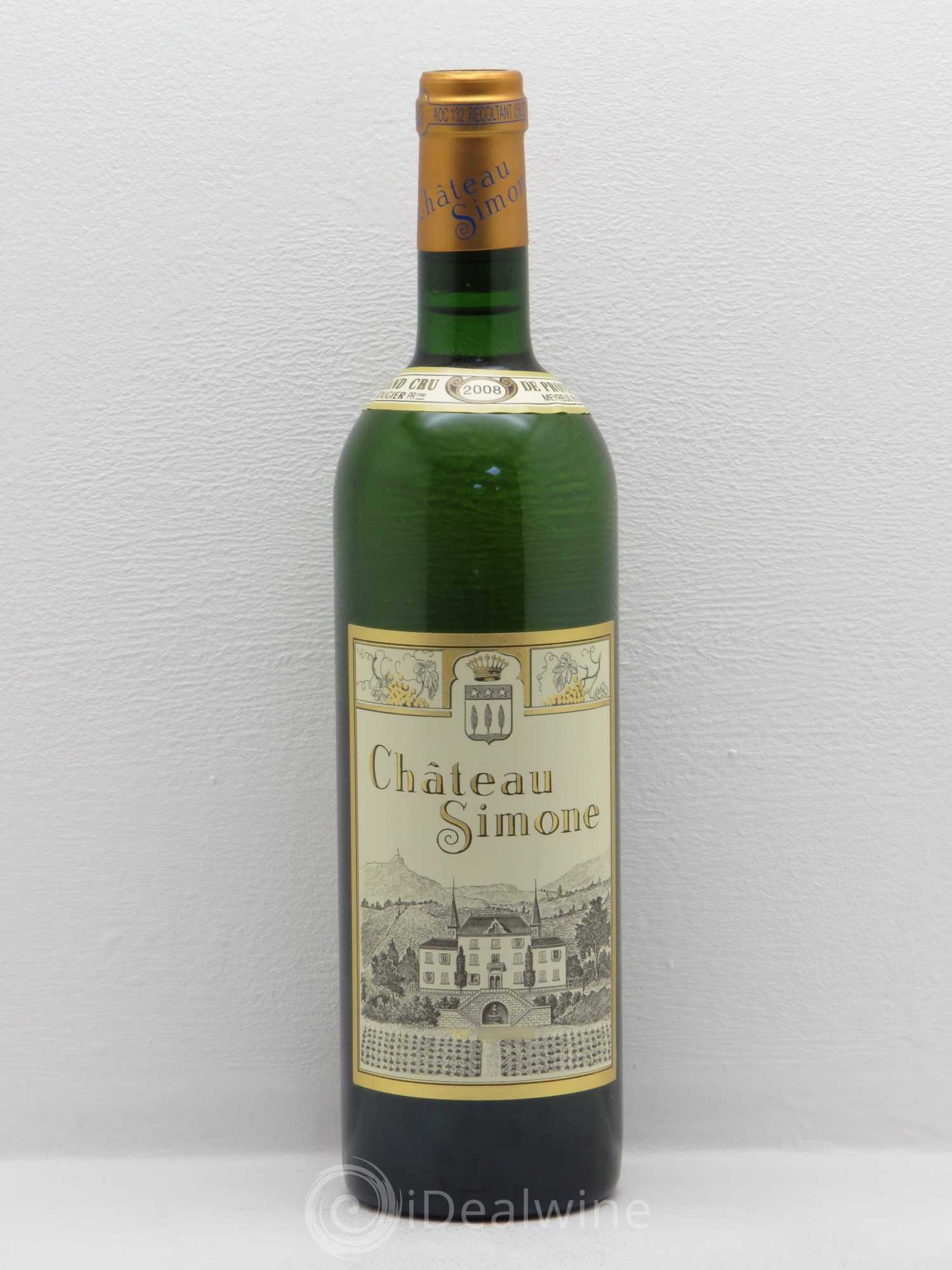 Palette Château Simone Famille Rougier 2008 - Lot de 1 bouteille - 0