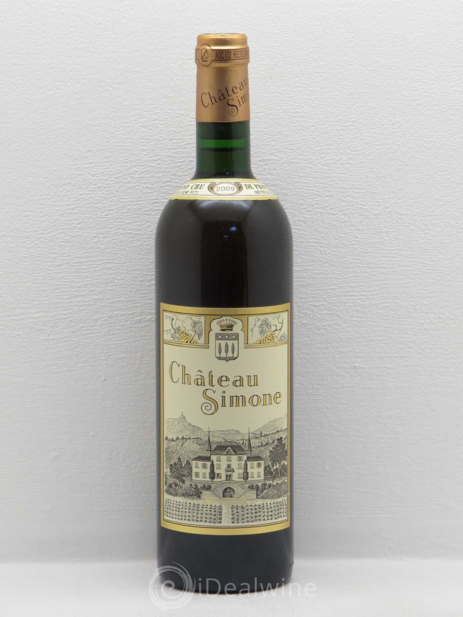 Palette Château Simone Famille Rougier 2009 - Lot de 1 bouteille - 0