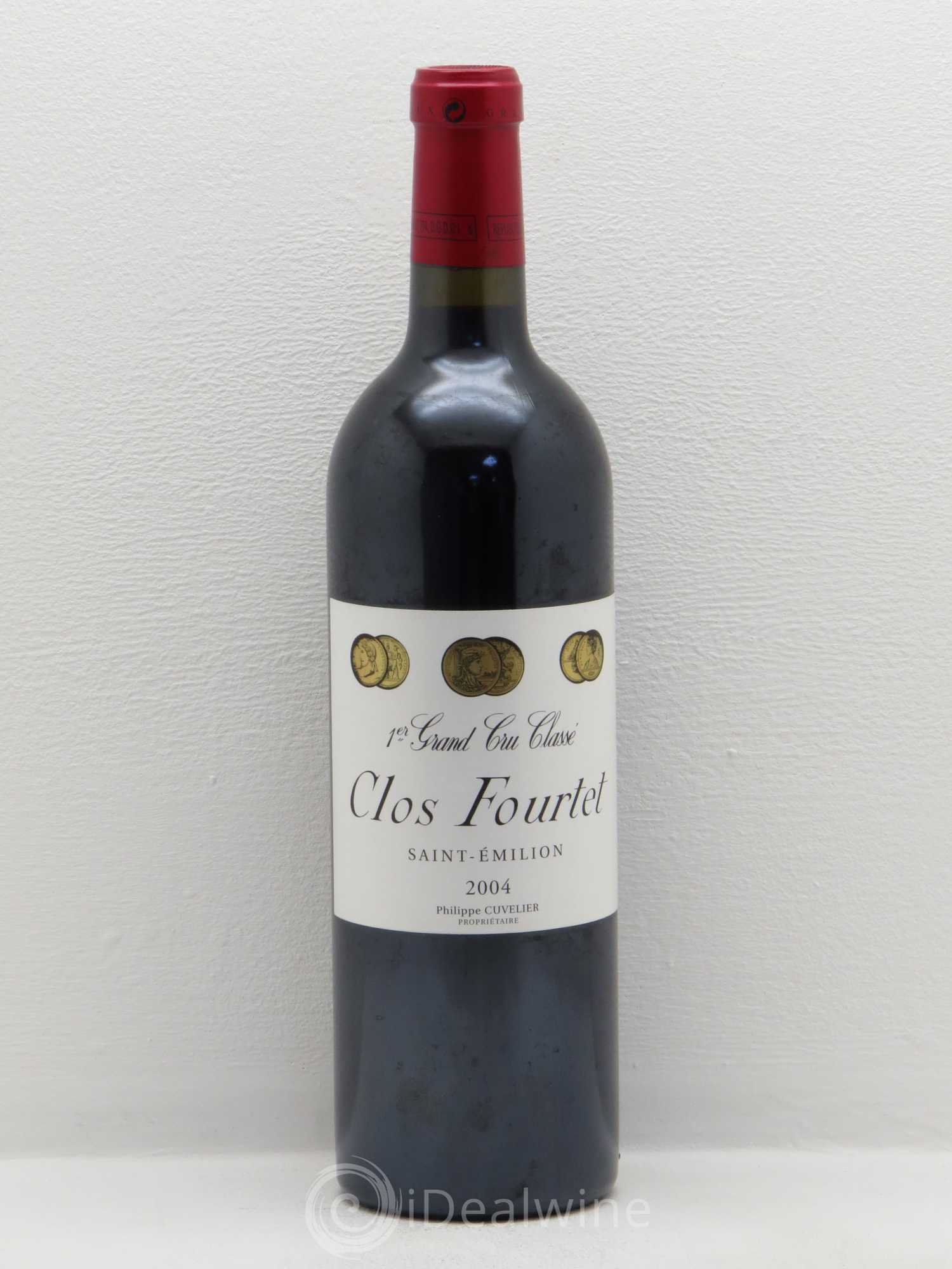 Clos Fourtet 1er Grand Cru Classé B 2004 - Lot de 1 bouteille - 0
