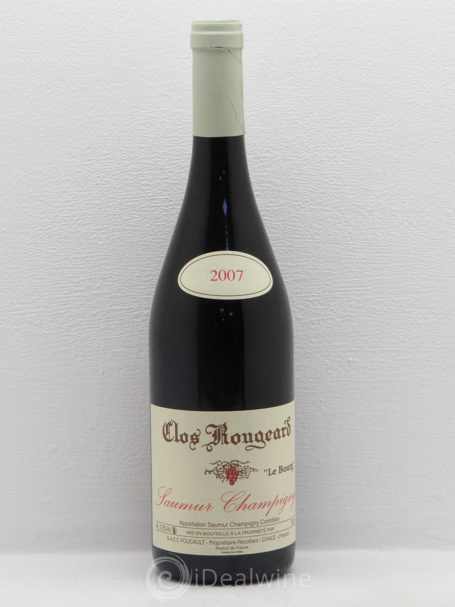 Saumur-Champigny Le Bourg Clos Rougeard 2007 - Lot de 1 bouteille - 0