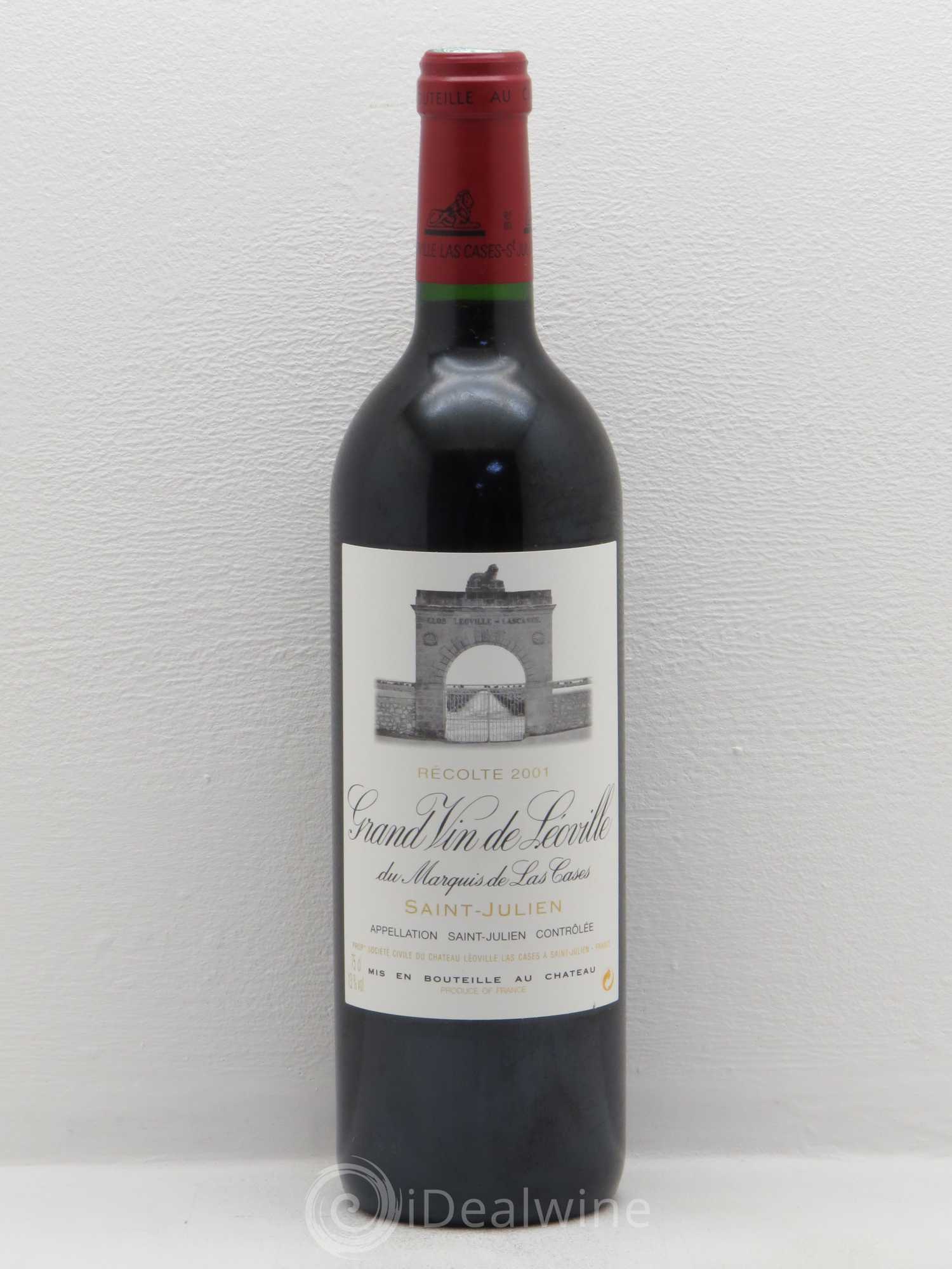 Château Léoville Las Cases 2ème Grand Cru Classé 2001 - Lot de 1 bouteille - 0