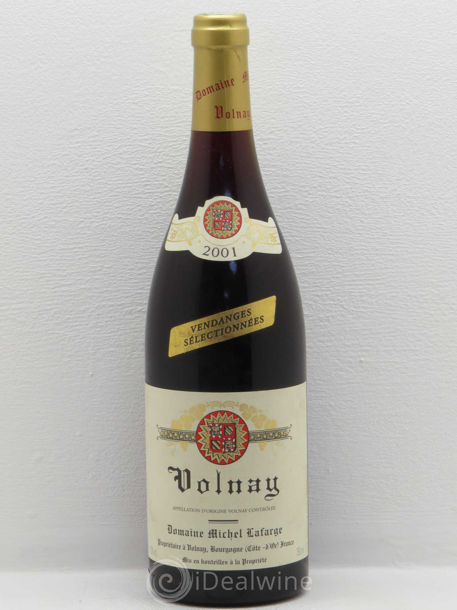 Volnay Vendanges sélectionnées Lafarge (Domaine) 2001 - Lot de 1 bouteille - 0
