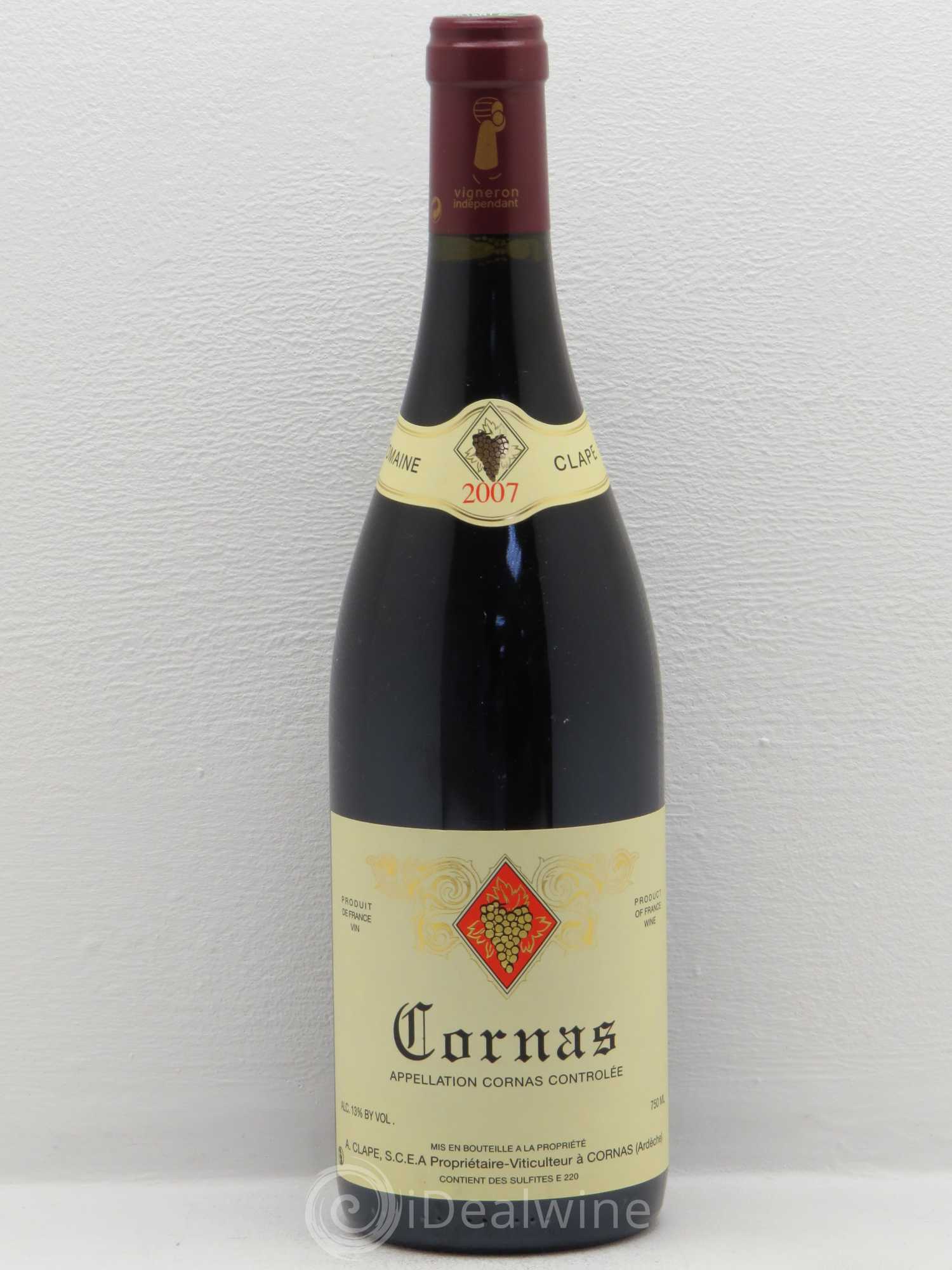 Cornas Auguste Clape 2007 - Posten von 1 Flasche - 0