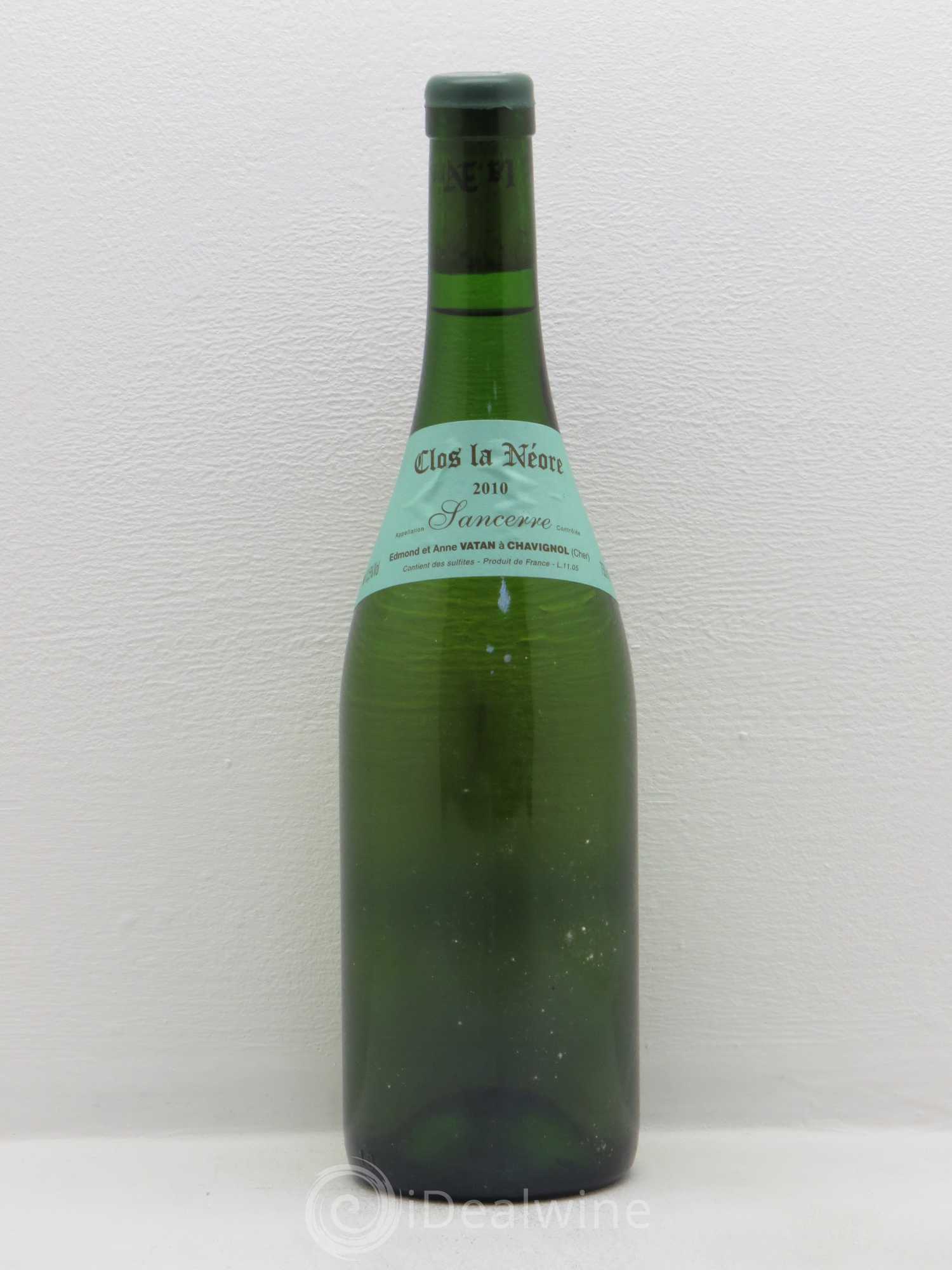 Sancerre Clos la Neore Edmond Vatan 2010 - Lot de 1 bouteille - 0