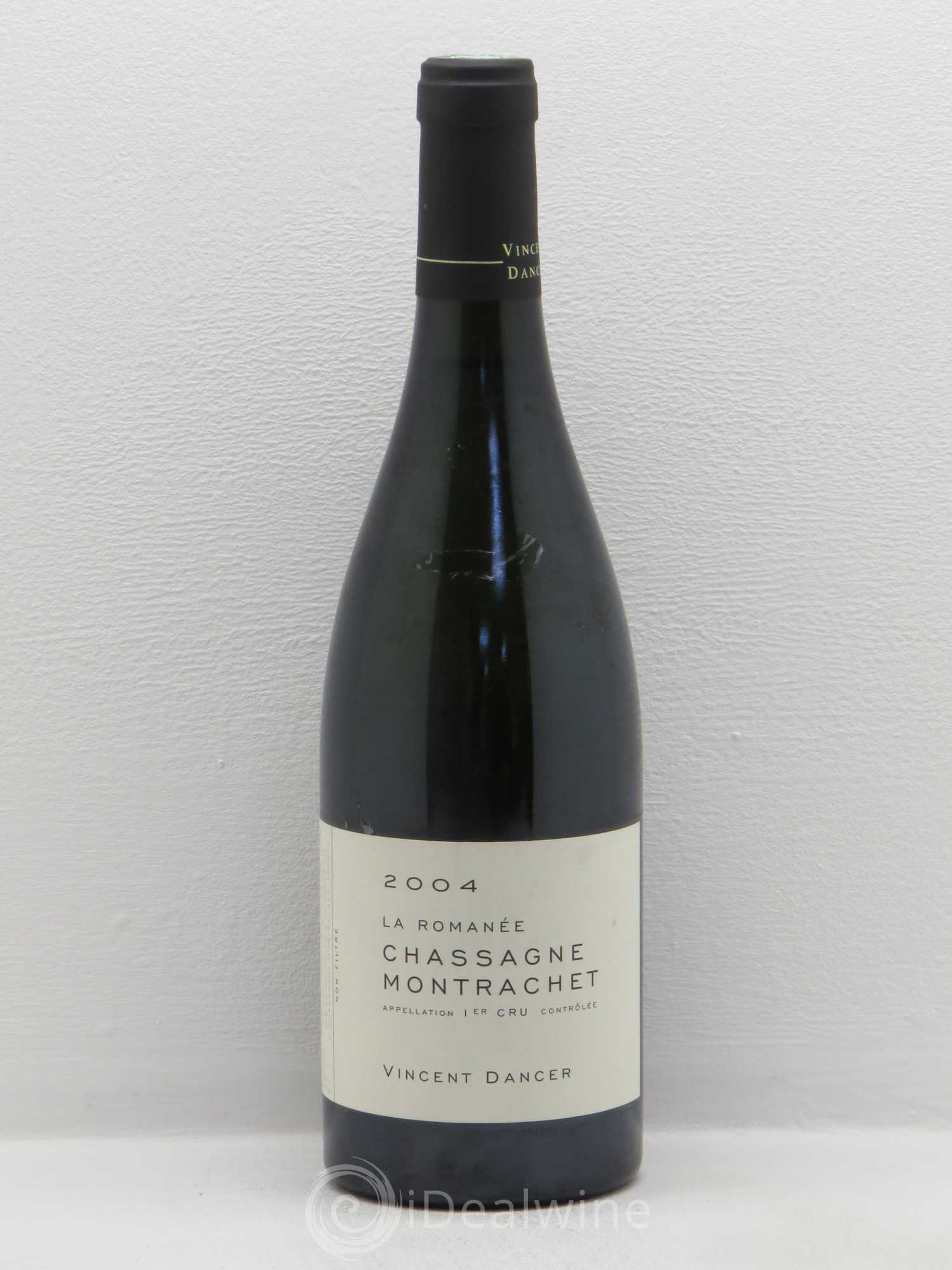 Chassagne-Montrachet 1er Cru La Romanée Vincent Dancer 2004 - Posten von 1 Flasche - 0