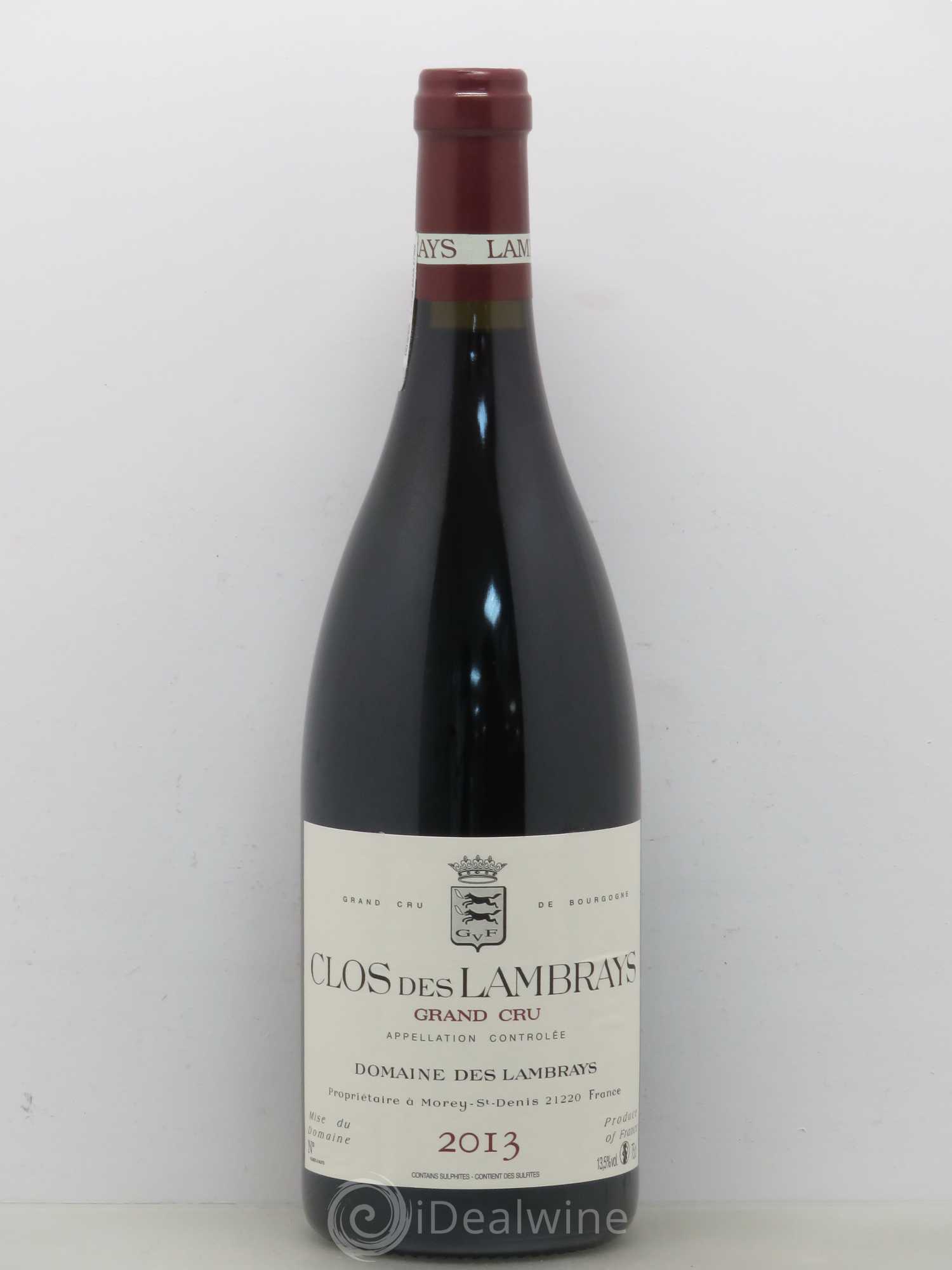 Clos des Lambrays Grand Cru Domaine des Lambrays 2013 - Lot de 1 bouteille - 0