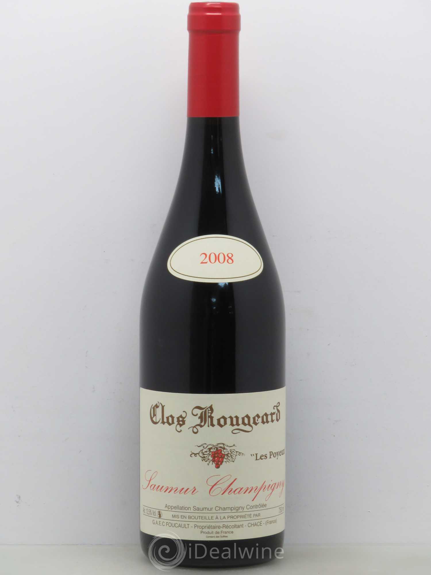 Saumur-Champigny Les Poyeux Clos Rougeard 2008 - Lot de 1 bouteille - 0