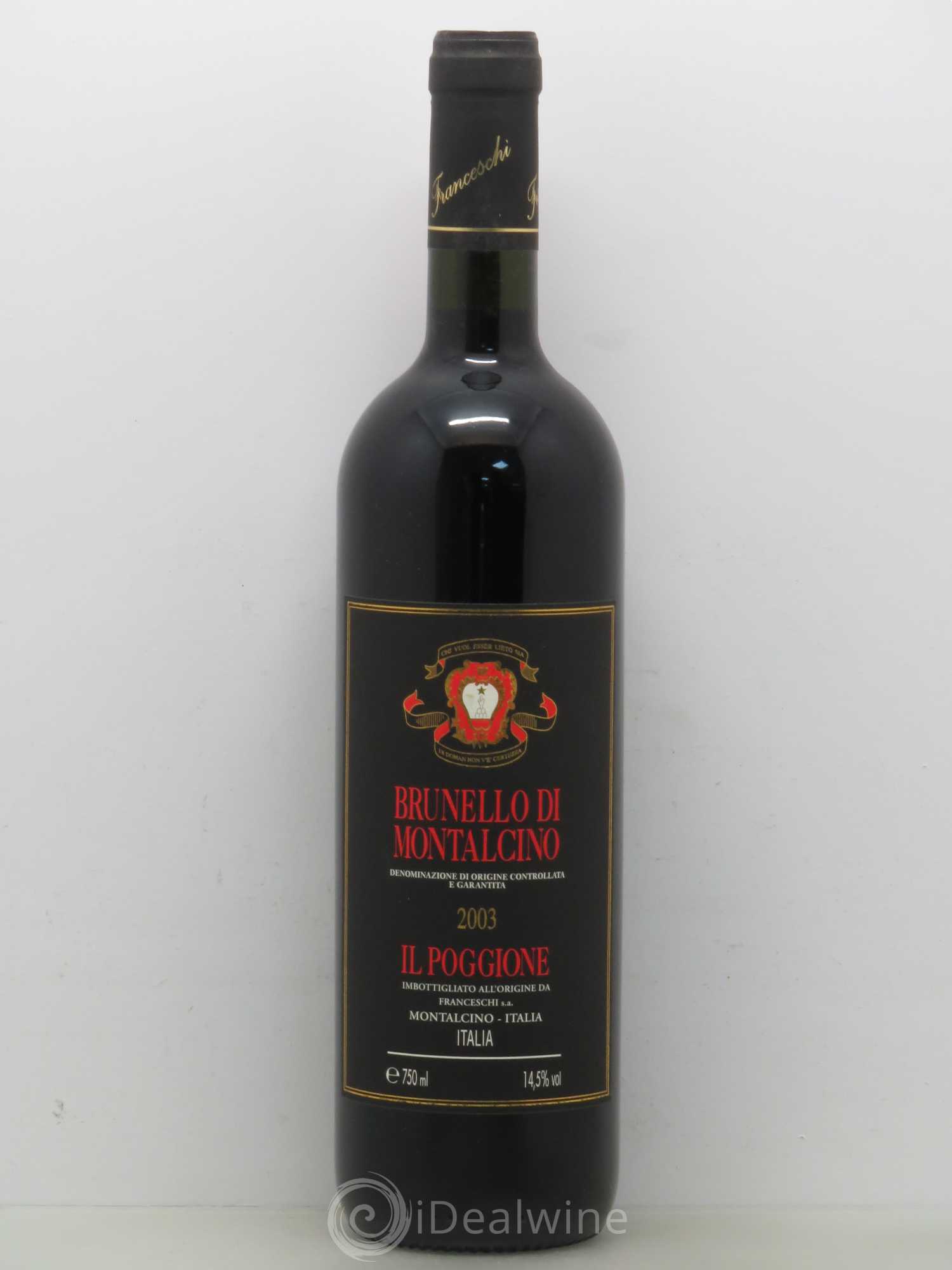 Brunello di Montalcino Il poggione 2003 - Posten von 1 Flasche - 0