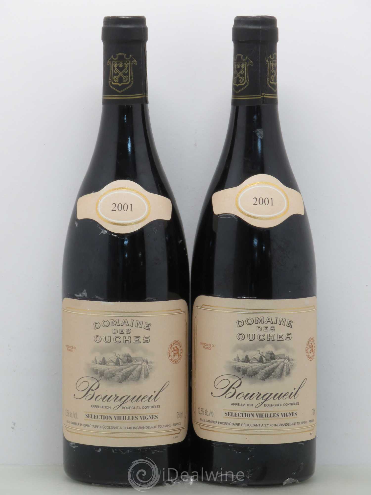 Bourgueil Vieilles Vignes Domaine des Ouches 2001 - Posten von 2 Flaschen - 0