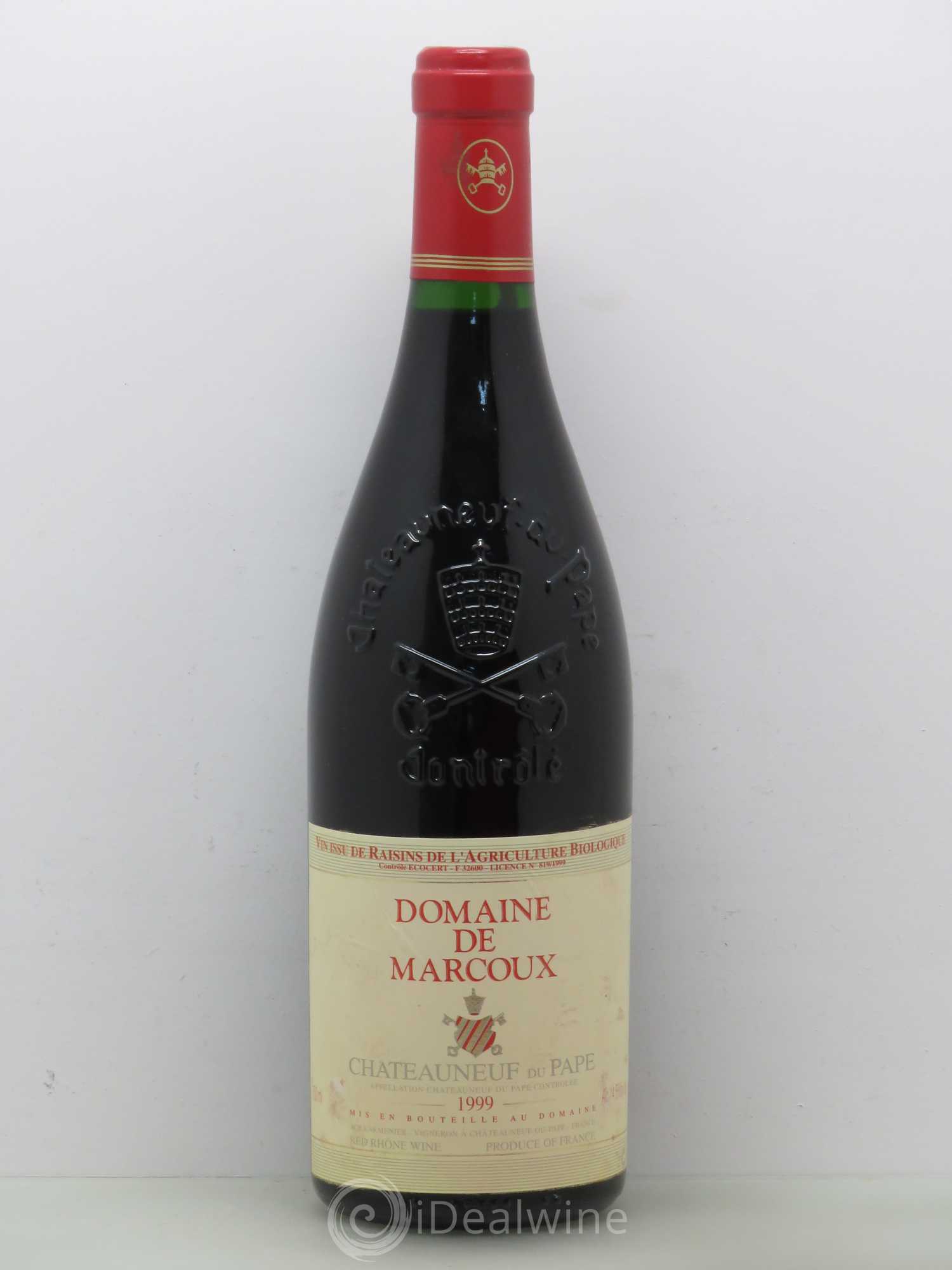Châteauneuf-du-Pape Marcoux (Domaine de) 1999 - Lot de 1 bouteille - 0