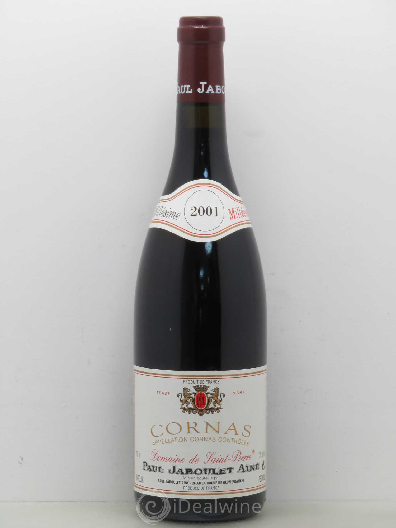Cornas Paul Jaboulet Ainé Domaine de Saint Pierre 2001 - Posten von 1 Flasche - 0