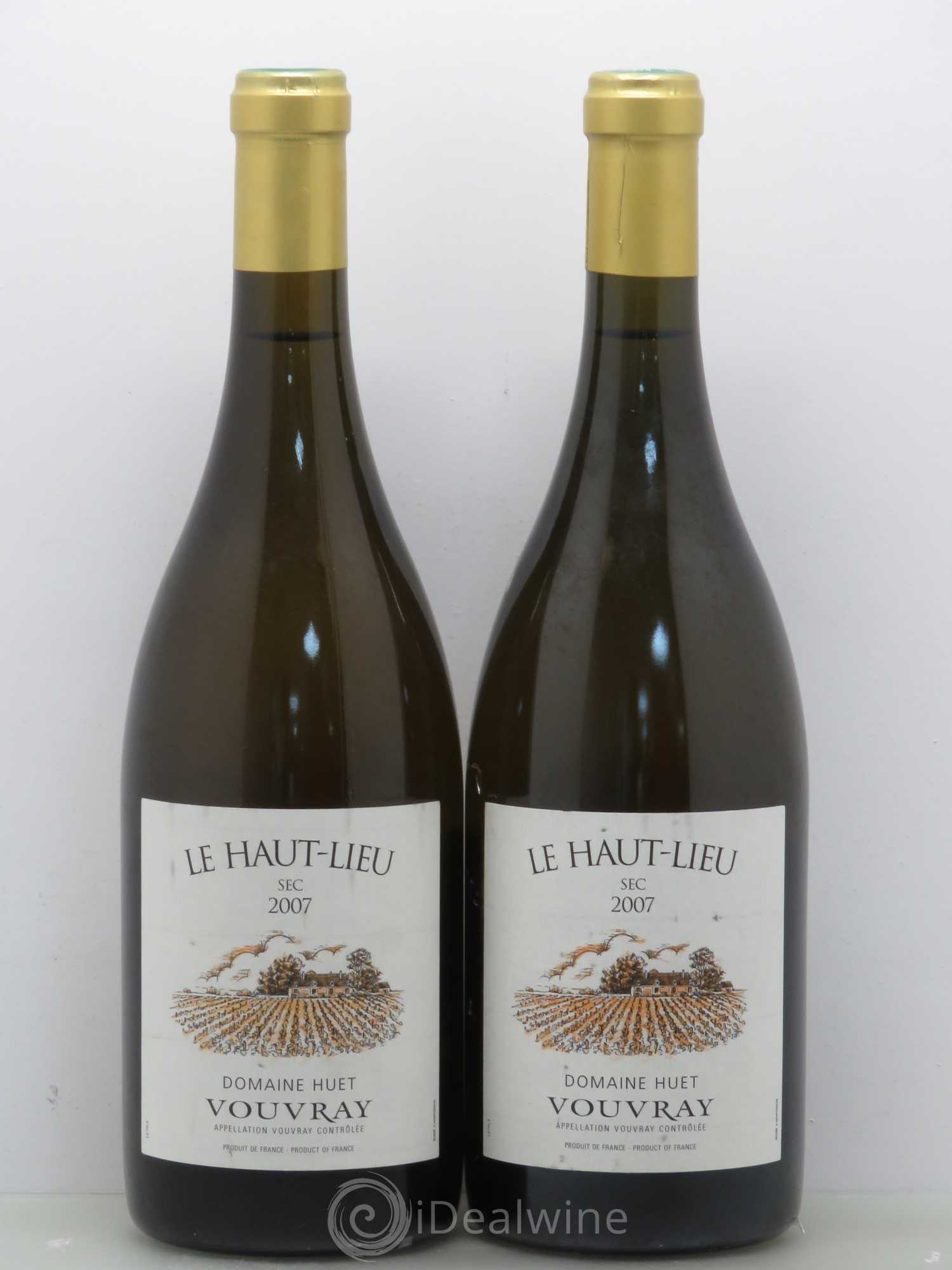 Vouvray Le Haut-Lieu Sec Domaine Huet 2007 - Lot de 2 bouteilles - 0