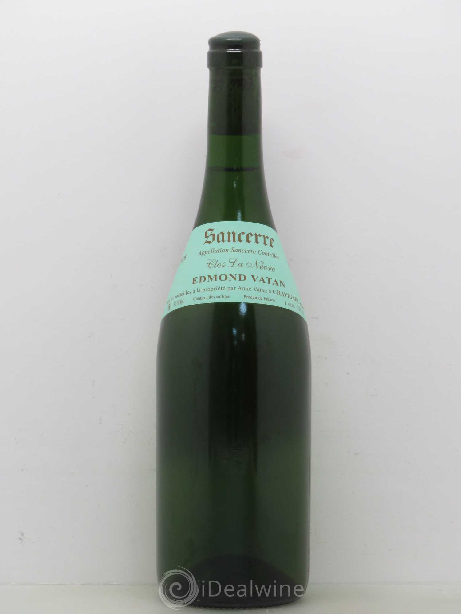 Sancerre Clos la Neore Edmond Vatan 2008 - Lot de 1 bouteille - 0
