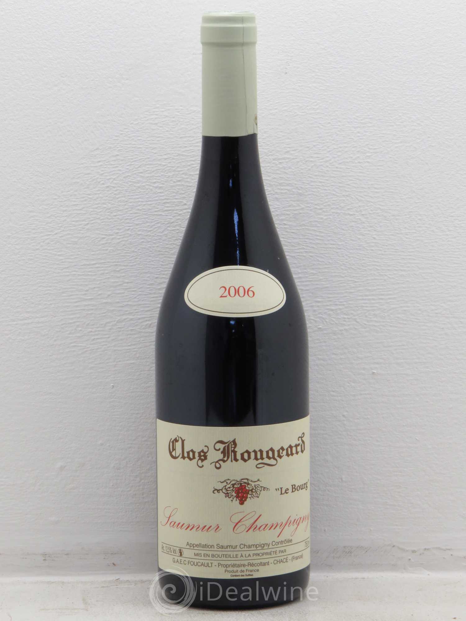 Saumur-Champigny Le Bourg Clos Rougeard 2006 - Lot de 1 bouteille - 0