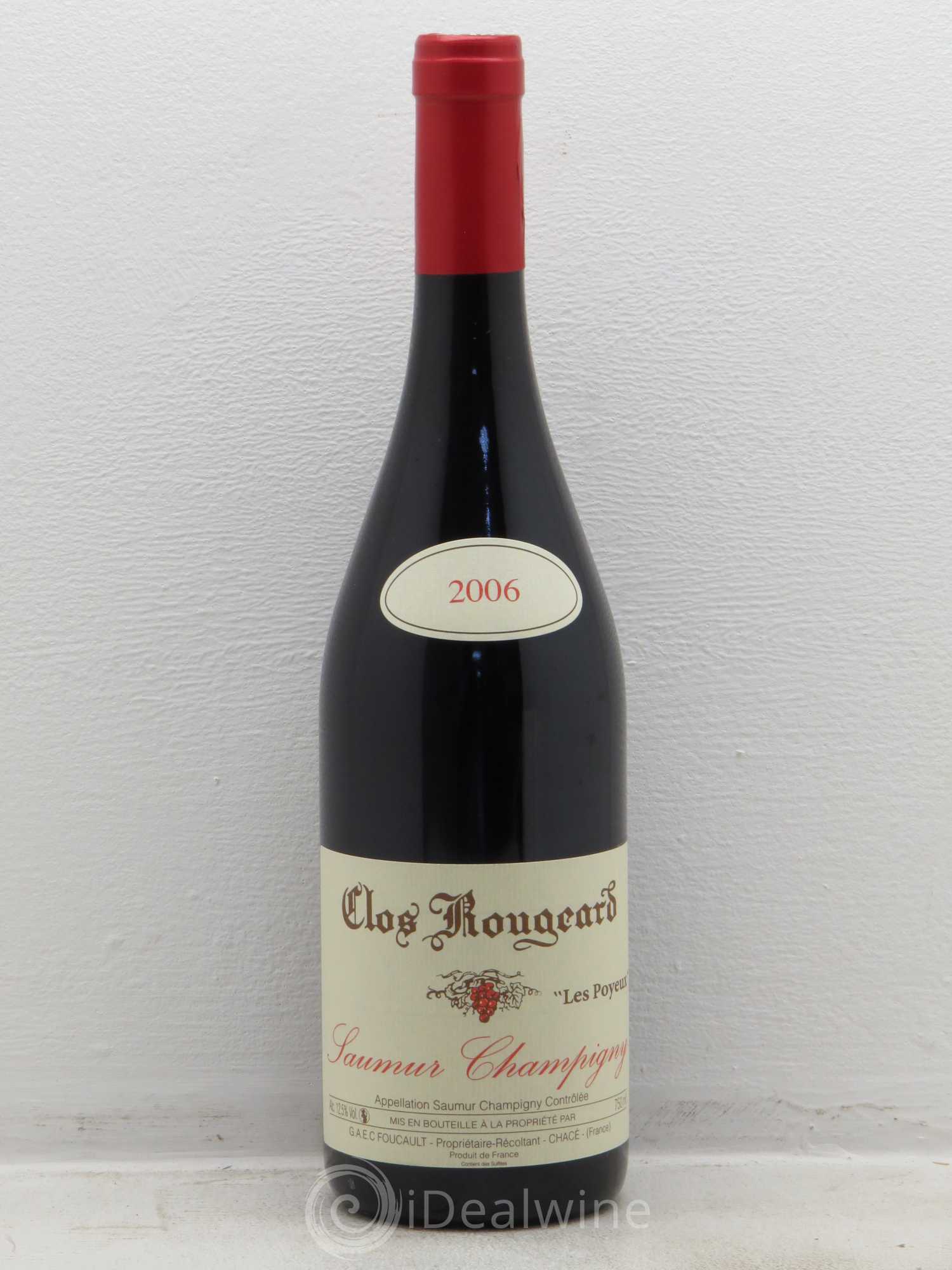 Saumur-Champigny Les Poyeux Clos Rougeard 2006 - Lot de 1 bouteille - 0