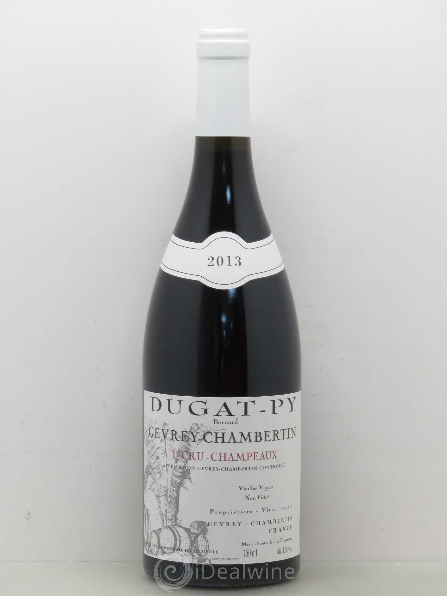 Gevrey-Chambertin 1er Cru Champeaux Dugat-Py Vieilles Vignes 2013 - Lot de 1 bouteille - 0