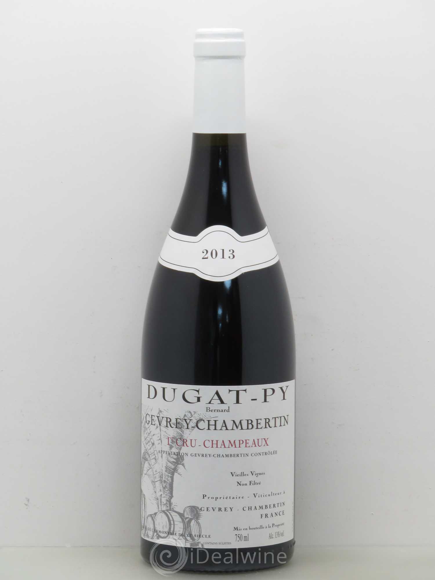 Gevrey-Chambertin 1er Cru Champeaux Dugat-Py Vieilles Vignes 2013 - Lot de 1 bouteille - 0