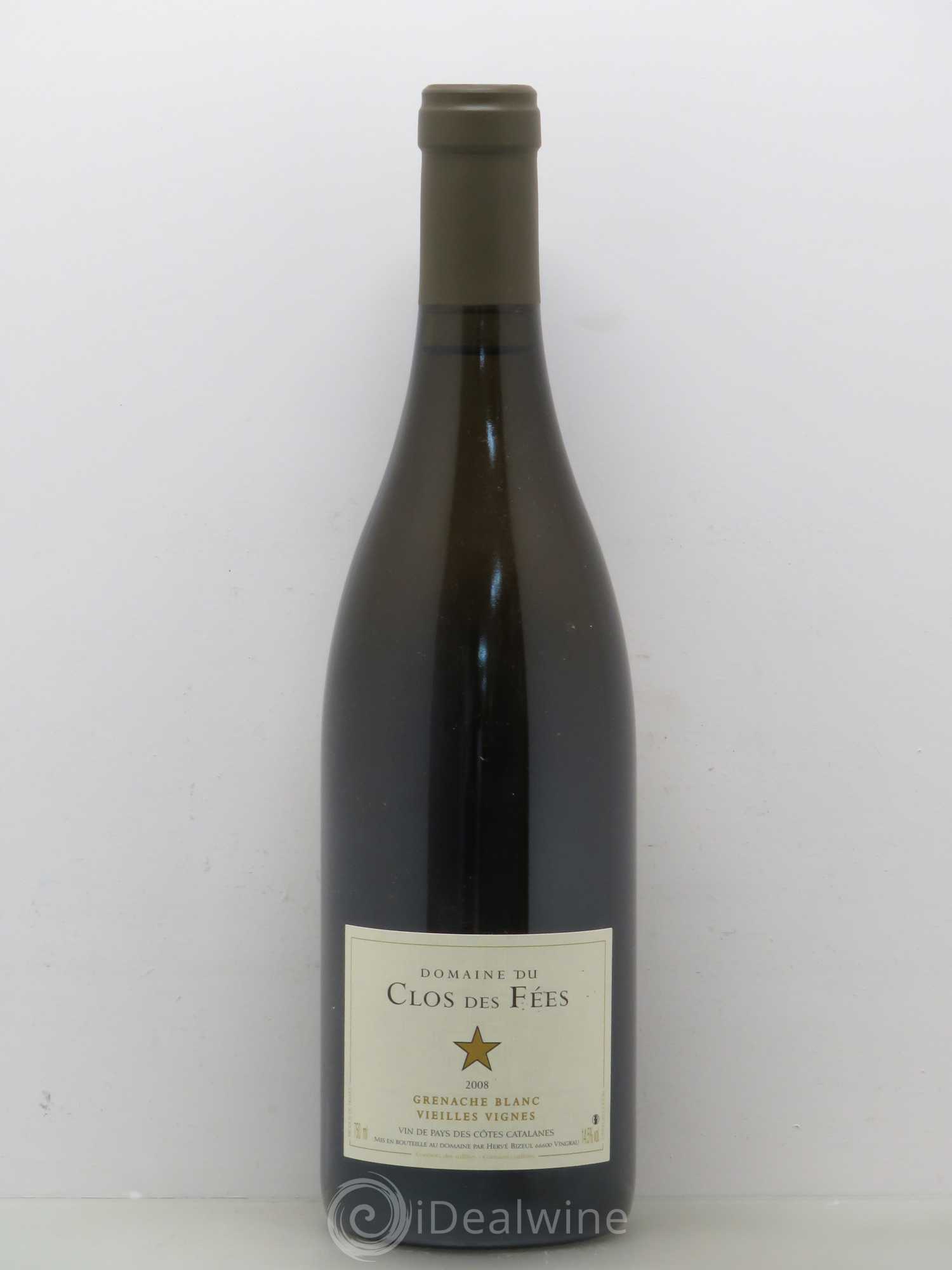 Côtes Catalanes Clos des Fées Vieilles vignes Hervé Bizeul 2008 - Lot de 1 bouteille - 0