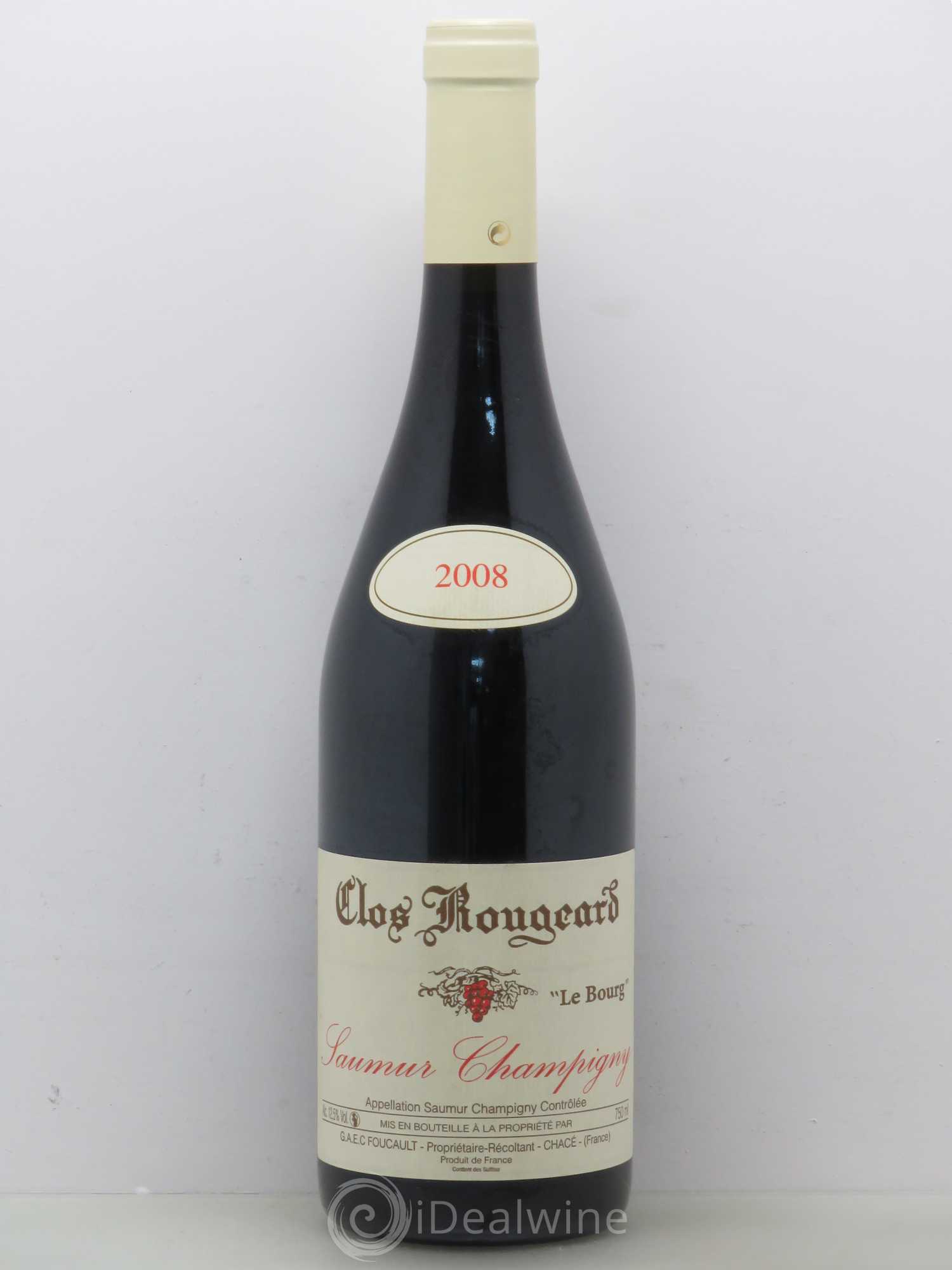 Saumur-Champigny Le Bourg Clos Rougeard 2008 - Lot de 1 bouteille - 0