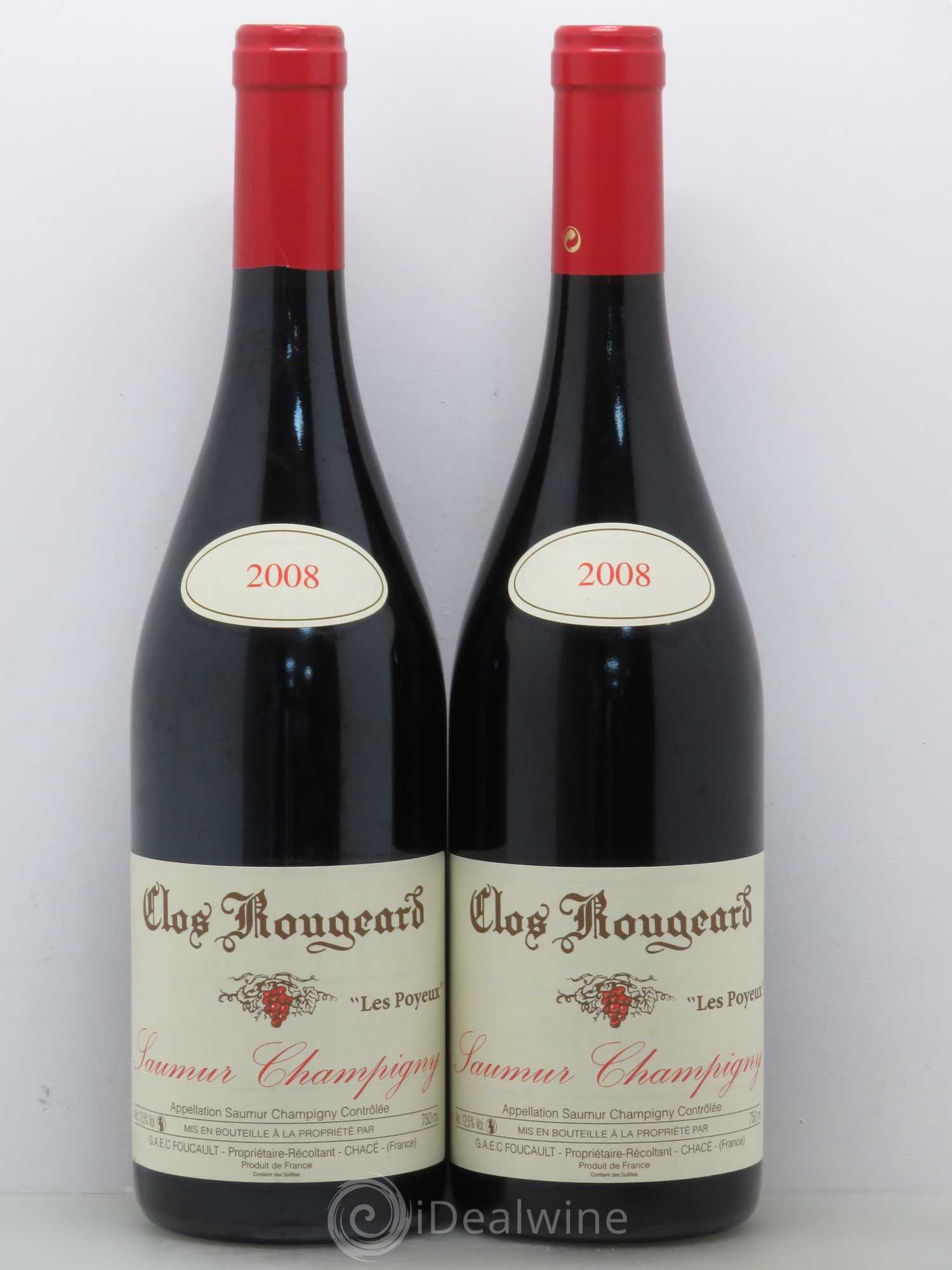 Saumur-Champigny Les Poyeux Clos Rougeard 2008 - Lot de 2 bouteilles - 0