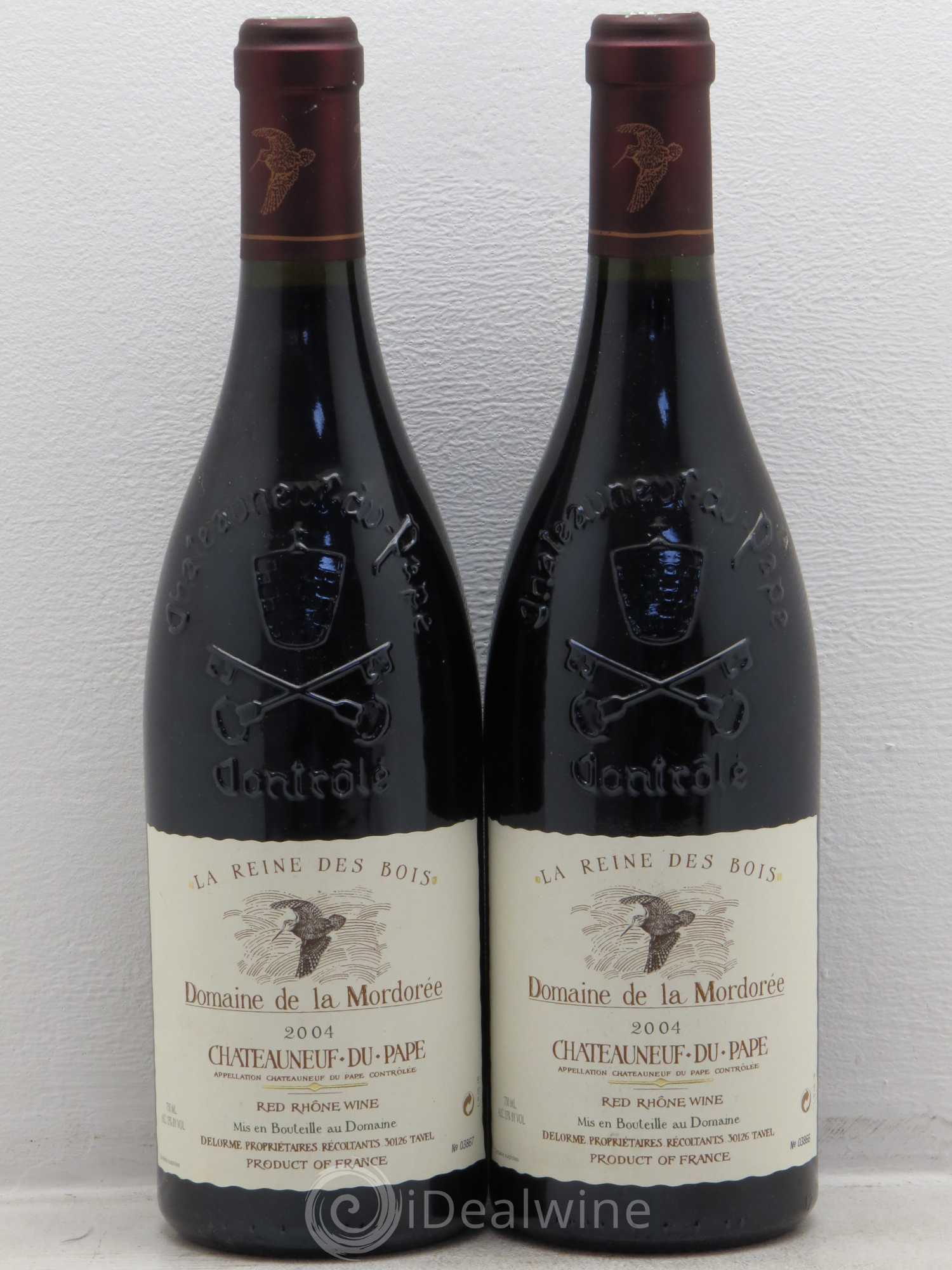 Châteauneuf-du-Pape Domaine de La Mordorée (Domaine de) 2004 - Lot de 2 bouteilles - 0