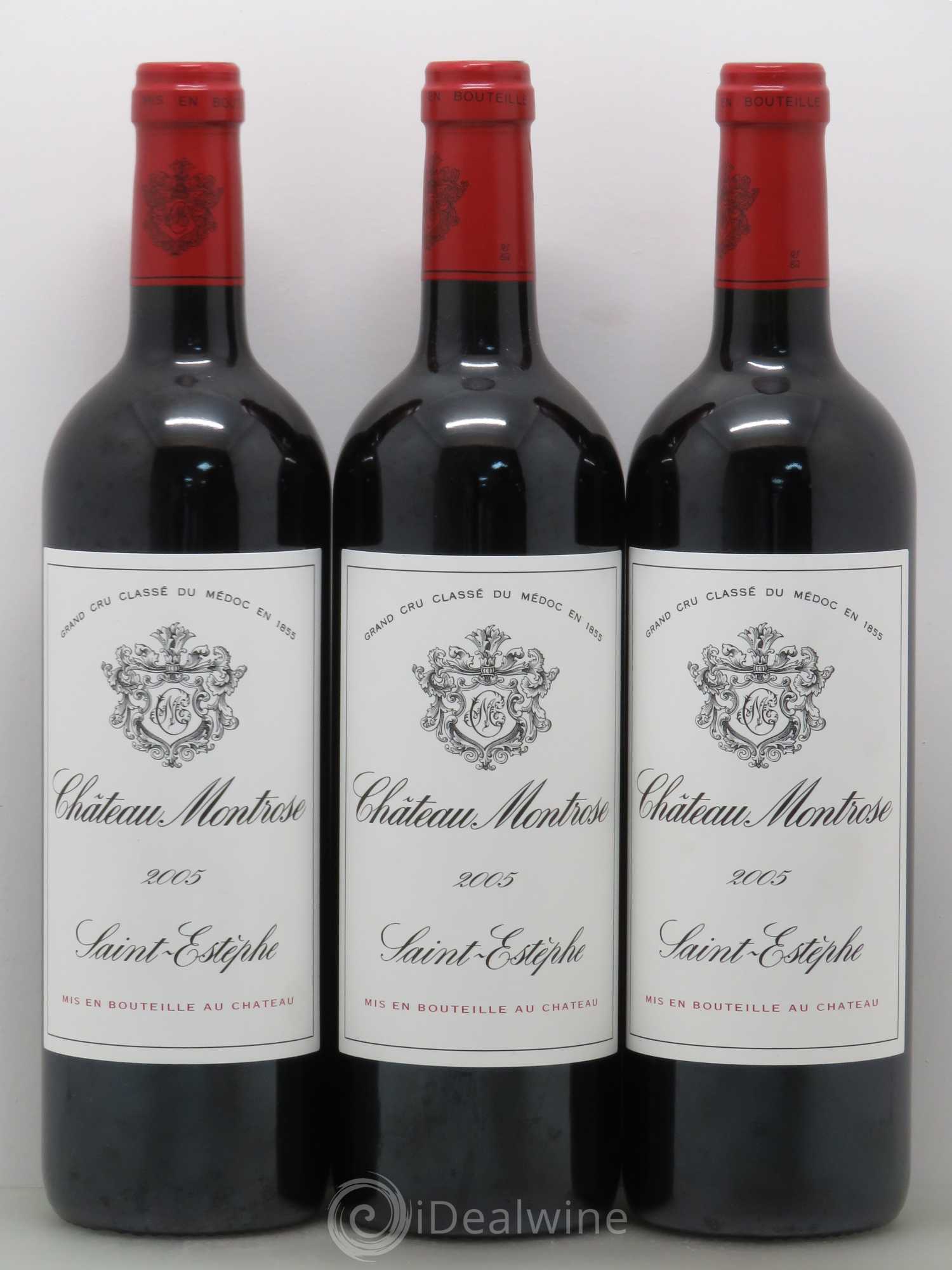 Château Montrose 2ème Grand Cru Classé 2005 - Lot de 3 bouteilles - 0