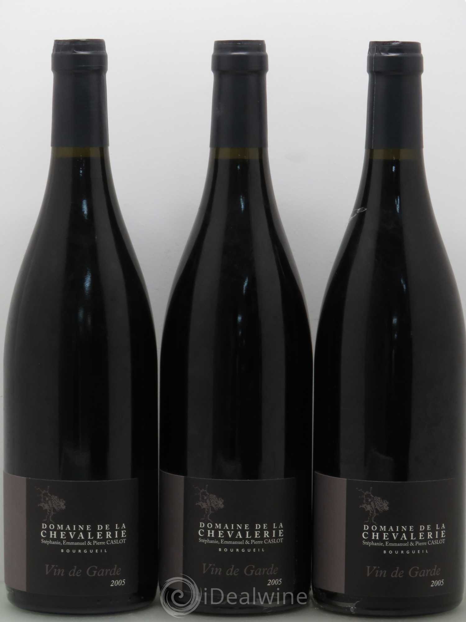 Bourgueil Vin de Garde Pierre Caslot La Chevalerie 2005 - Posten von 3 Flaschen - 0