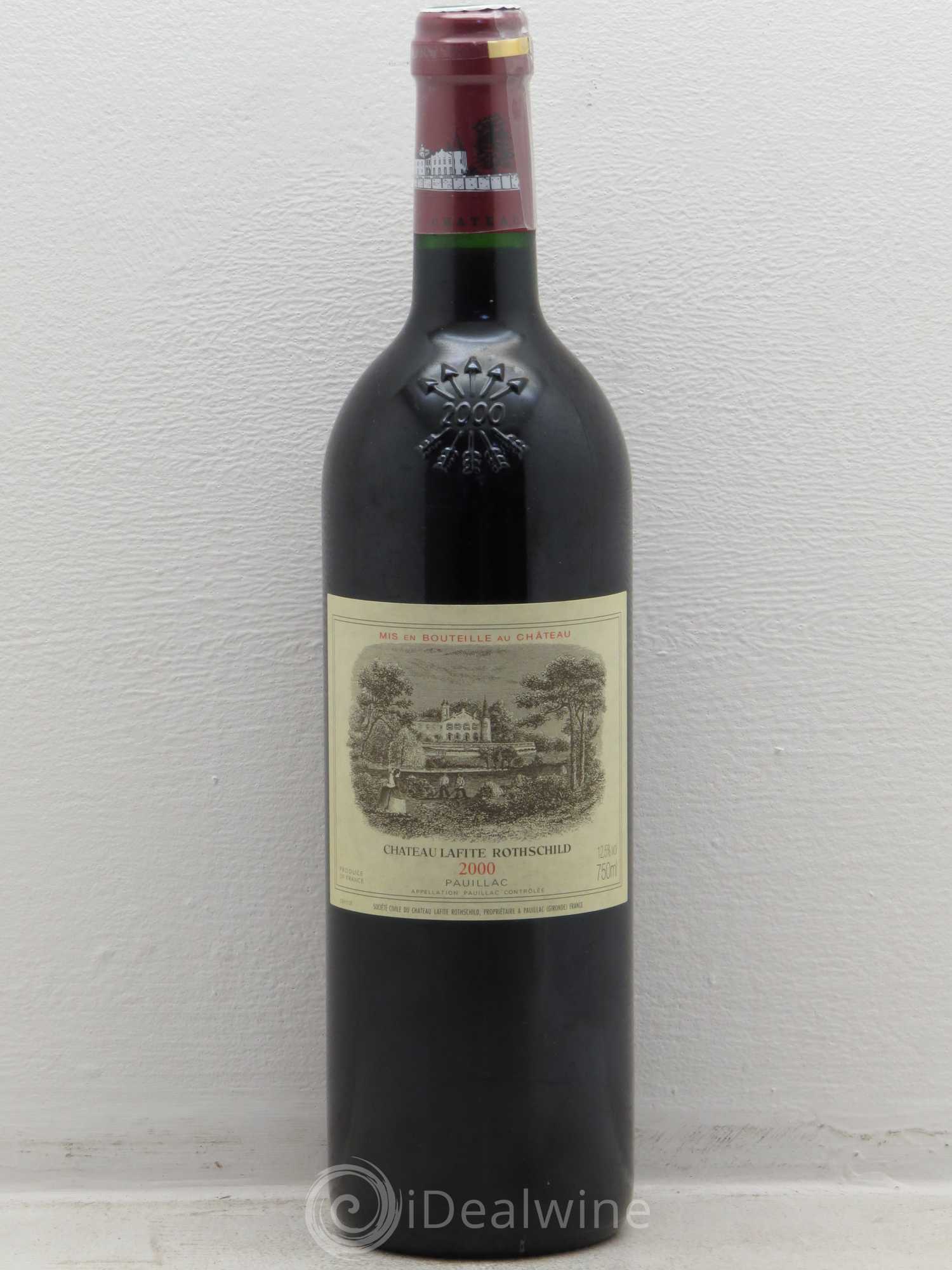 Château Lafite Rothschild 1er Grand Cru Classé 2000 - Lot de 1 bouteille - 0